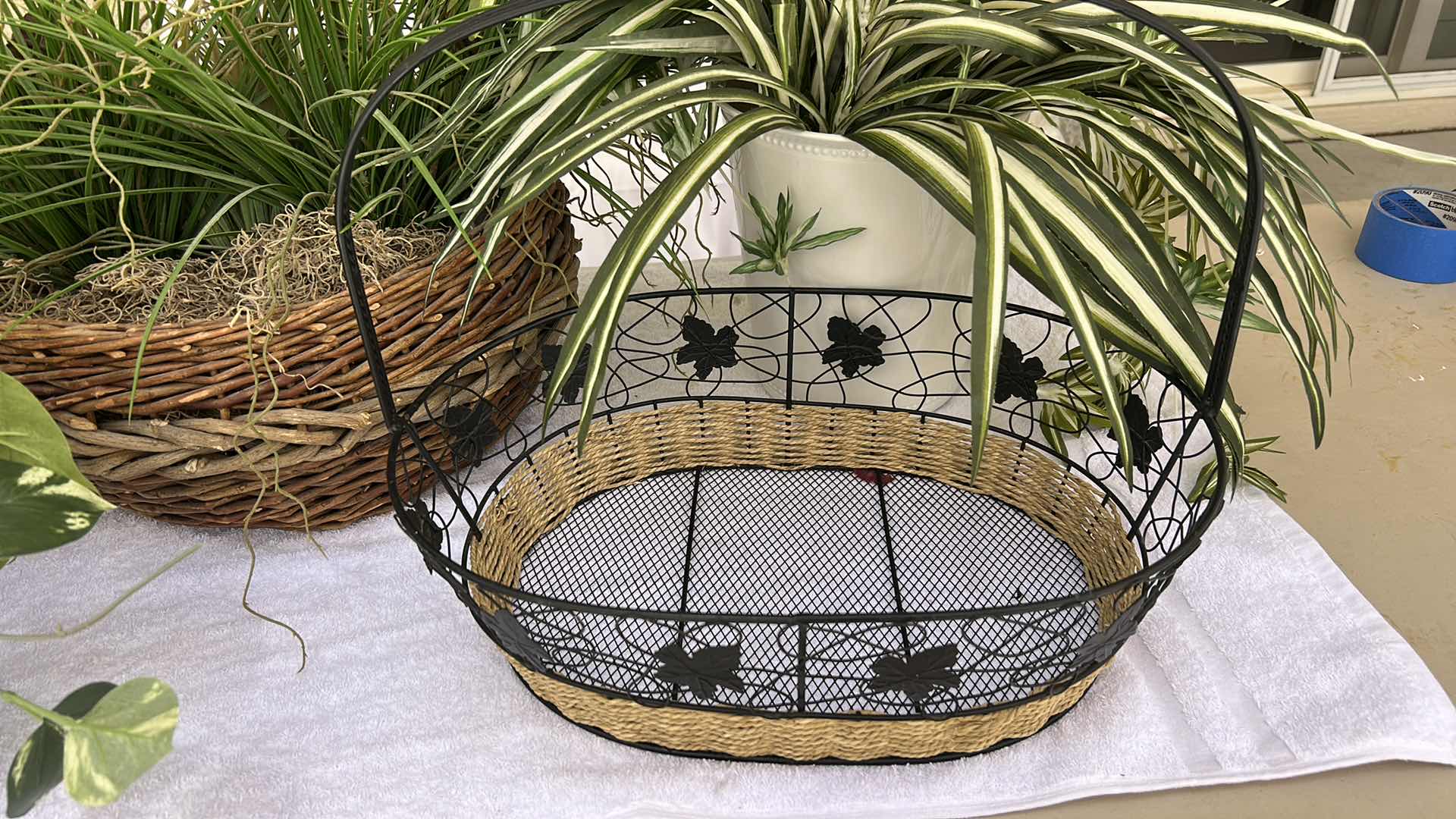 Photo 1 of HOME DECOR – BASKETS, FAUX FRUIT AND FAUX GREENERY ARRANGEMENTS