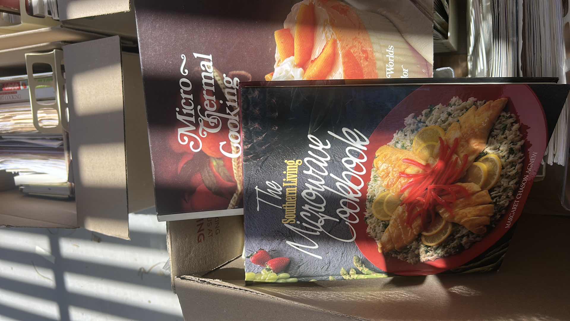 Photo 1 of 2 BOXES OF COOKBOOKS AND COOK MAGAZINES