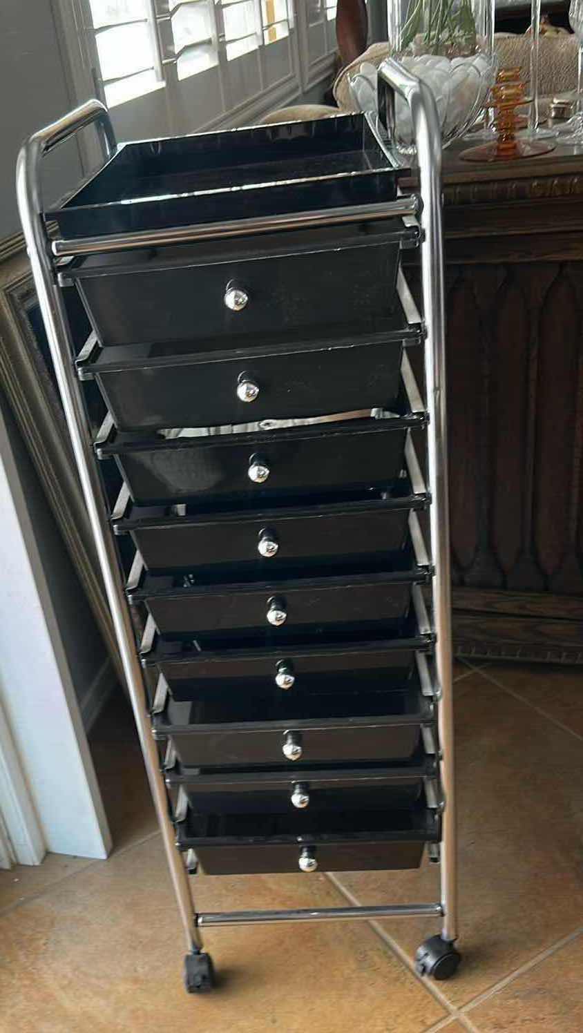 Photo 1 of 10-DRAWER ROLLING STORAGE CART 13“ x 15“ x H38“