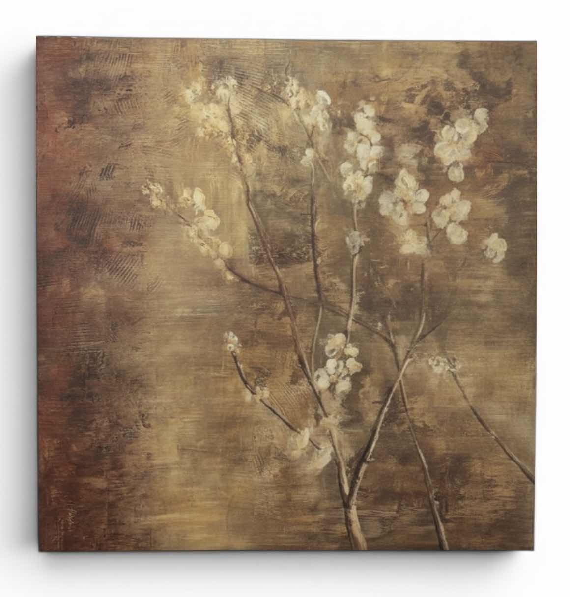 View 1 of STRETCHED CANVAS, WINSTON PORTER “ANJONETTE BLOSSOM” PAINTING PRINT X SIMON ADDYMAN 34 1/2“ x H34 1/2“