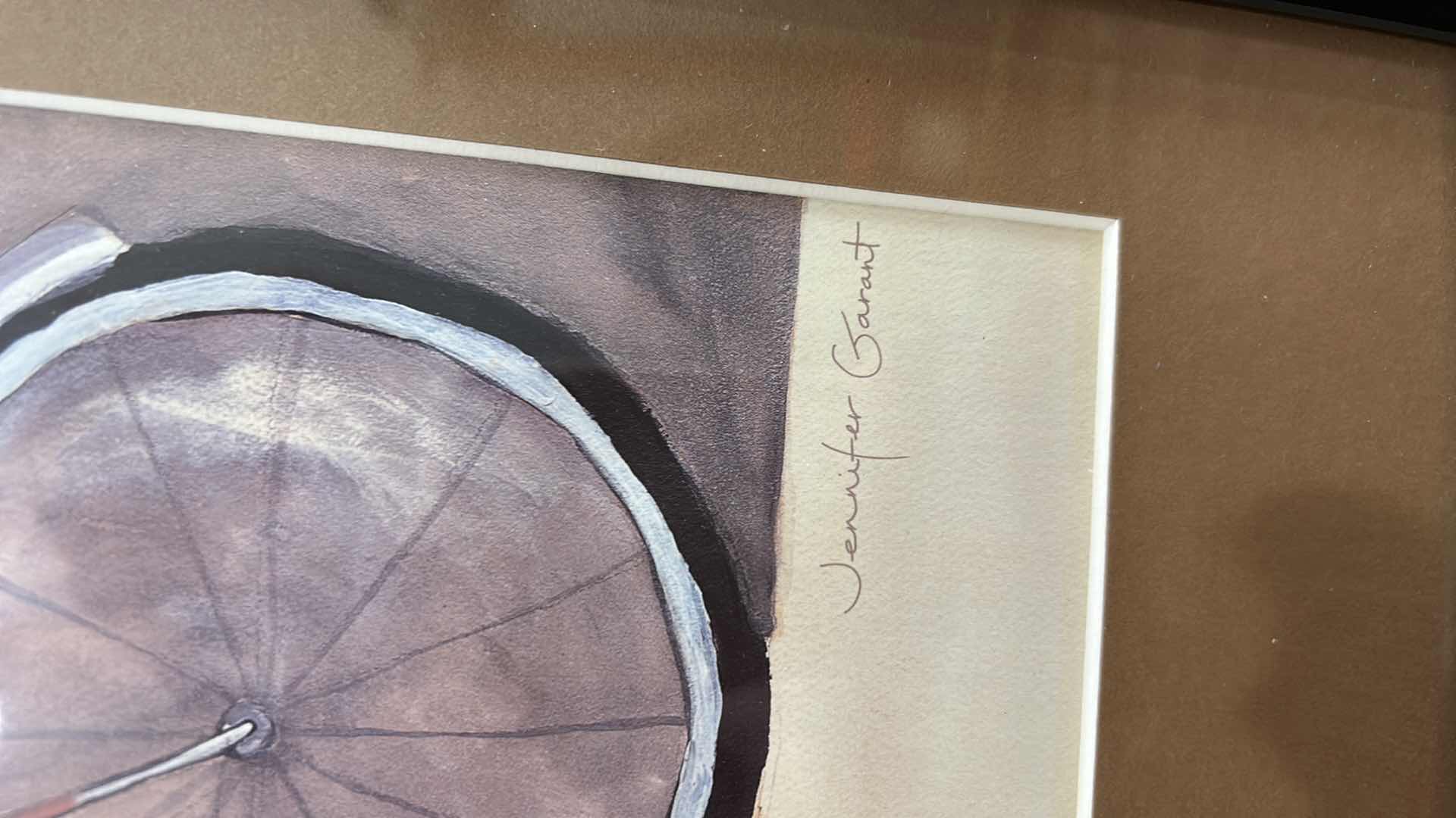 Photo 1 of FRAMED ART PRINT TITLED “CHEF TO GO” BY ARTIST JENNIFER GARANT. ARTWORK 19” x H25 1/4