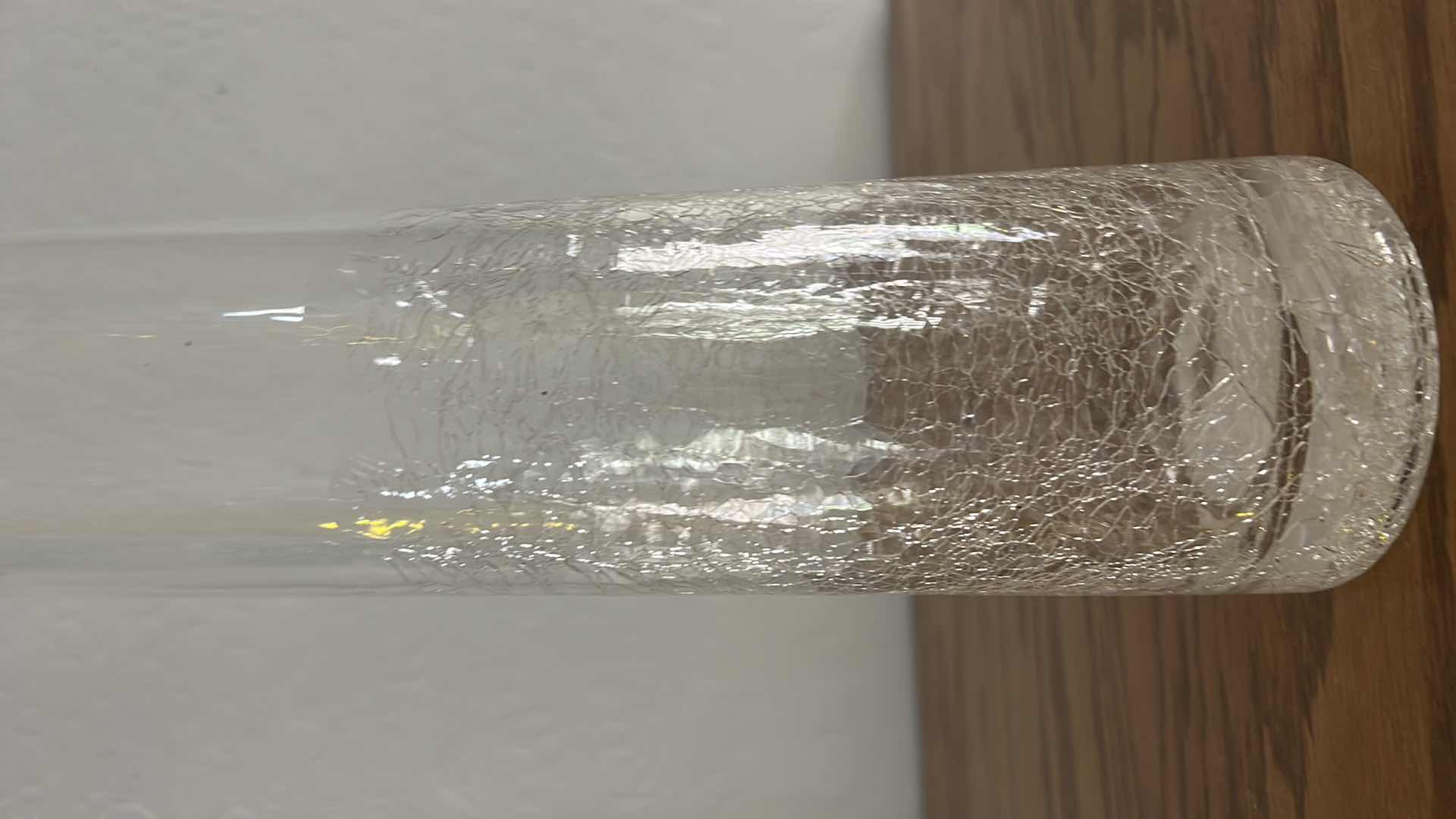 Photo 1 of 3 TALL GLASS VASES (TALLEST H20”)