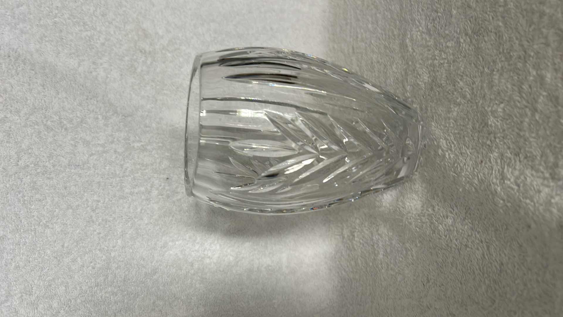 Photo 1 of COSKA CUT CRYSTAL VASE H6.5”