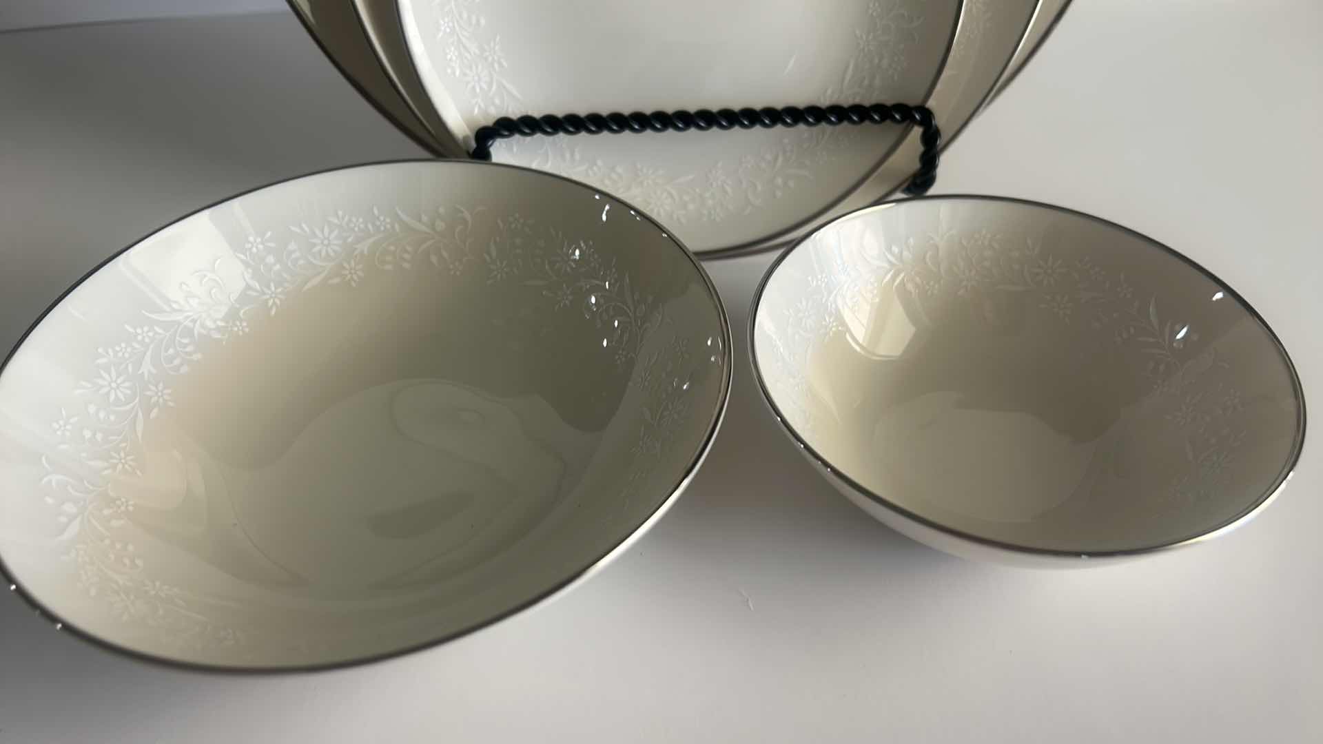 Photo 1 of 5 PC VINTAGE NORITAKE IVORY CHINA LORELEI 7541