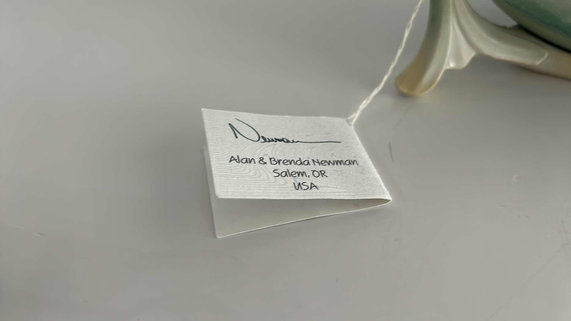 Photo 1 of HANDCRAFTED FINE PORCELAIN H3.25” HARRY MARTINSON