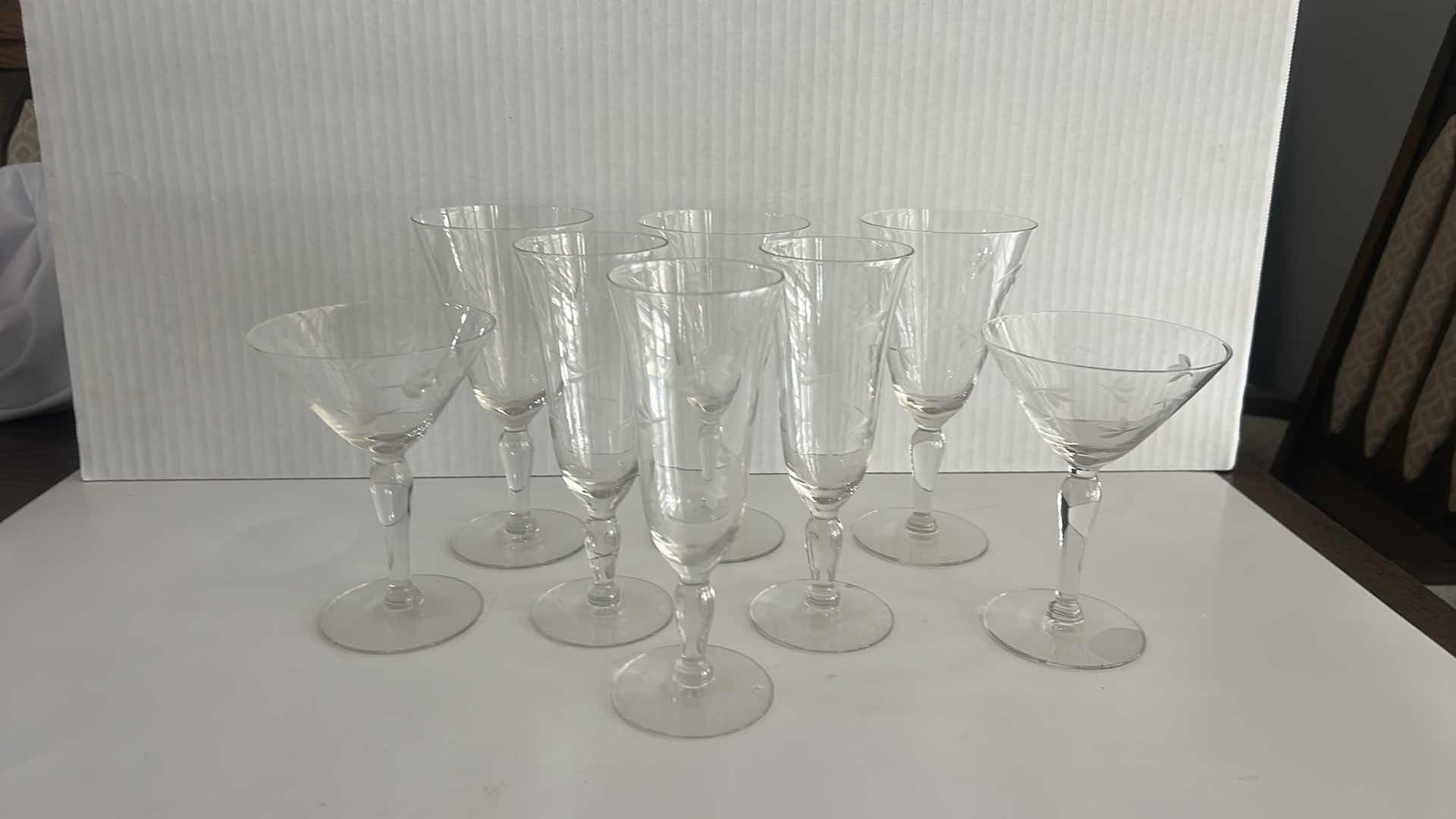 Photo 1 of 8 PC STEMWARE