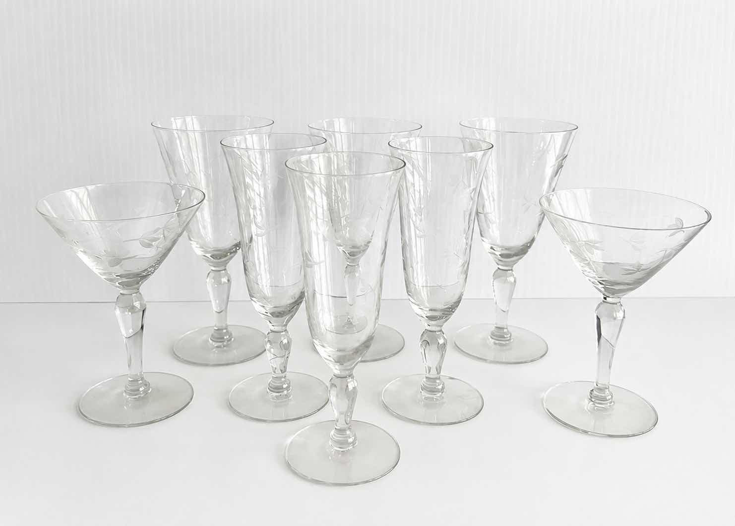 Photo 1 of 8 PC STEMWARE