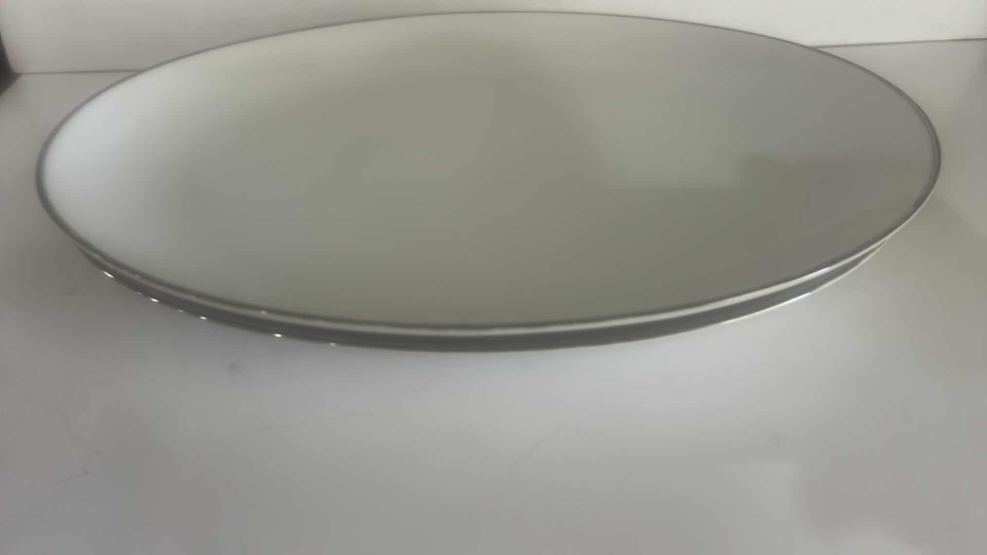 Photo 1 of VINTAGE SILVER WHITE FINE QUALITY CHINA DINNERWARE