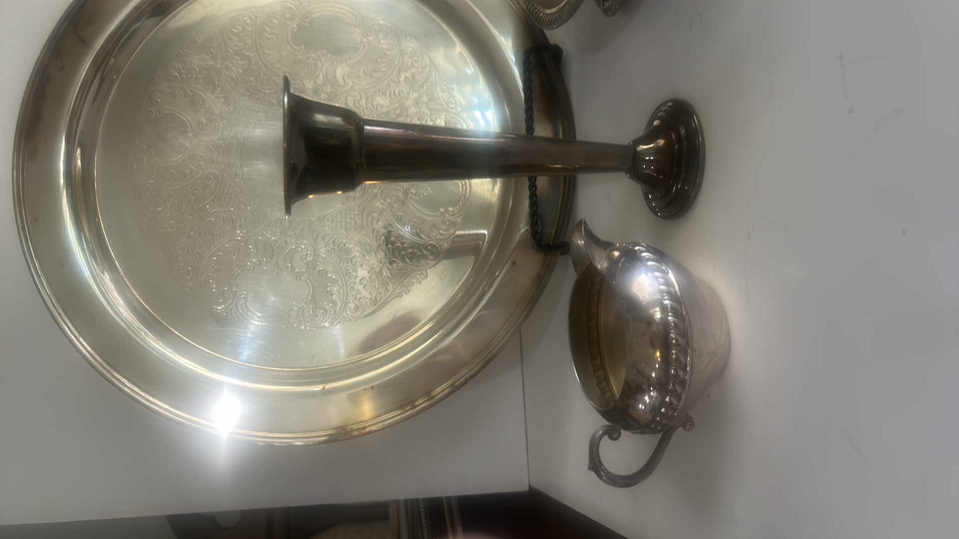 Photo 1 of SILVER PLATED COLLECTION (TRAY 15 1/4”z)