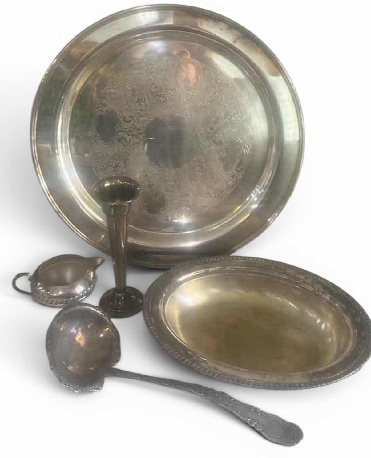 Photo 1 of SILVER PLATED COLLECTION (TRAY 15 1/4”z)