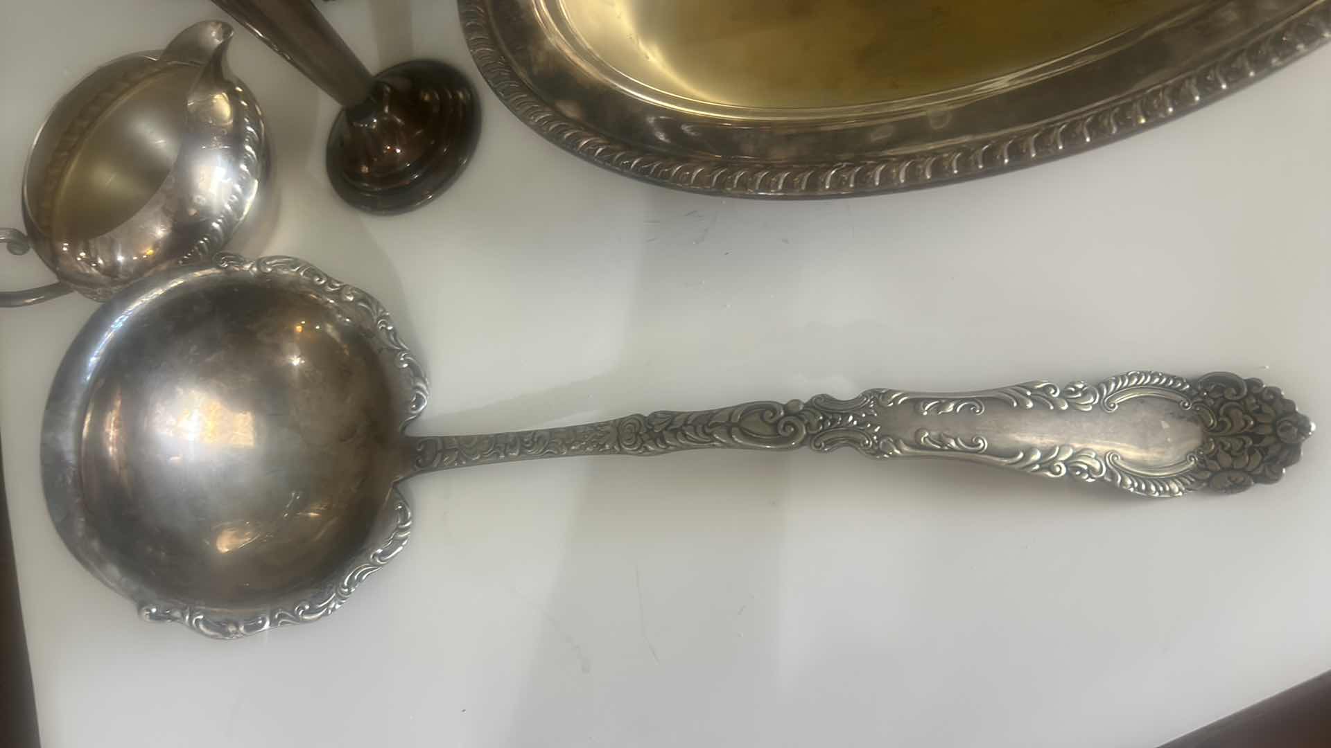 Photo 1 of SILVER PLATED COLLECTION (TRAY 15 1/4”z)