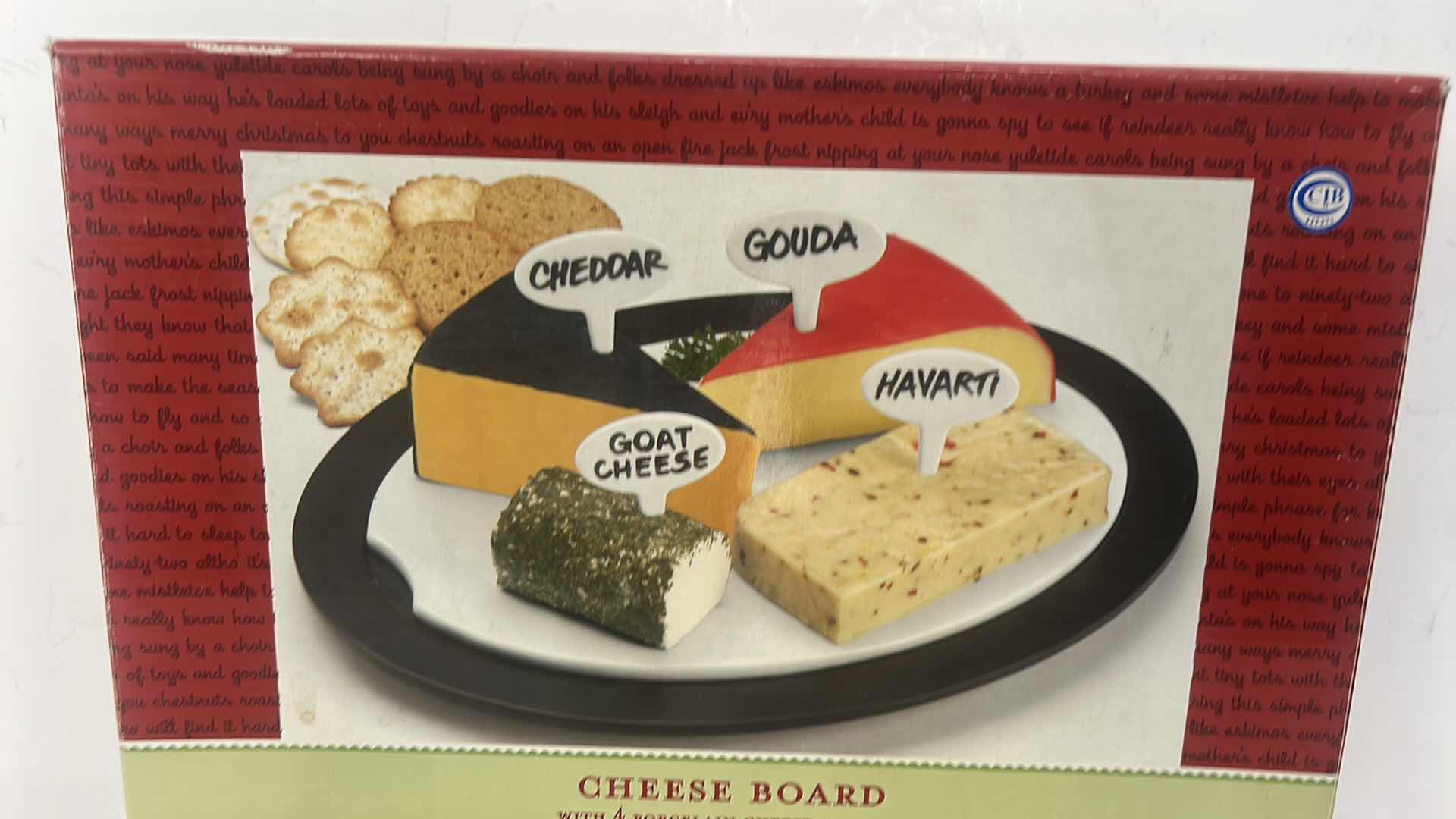 Photo 1 of ROUND CRYSTAL PLATTER AND CHEESEBOARD