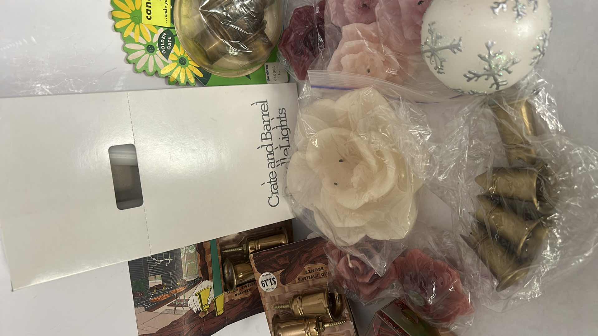 Photo 1 of BOX FULL OF CANDLES AND ACCESSORIES