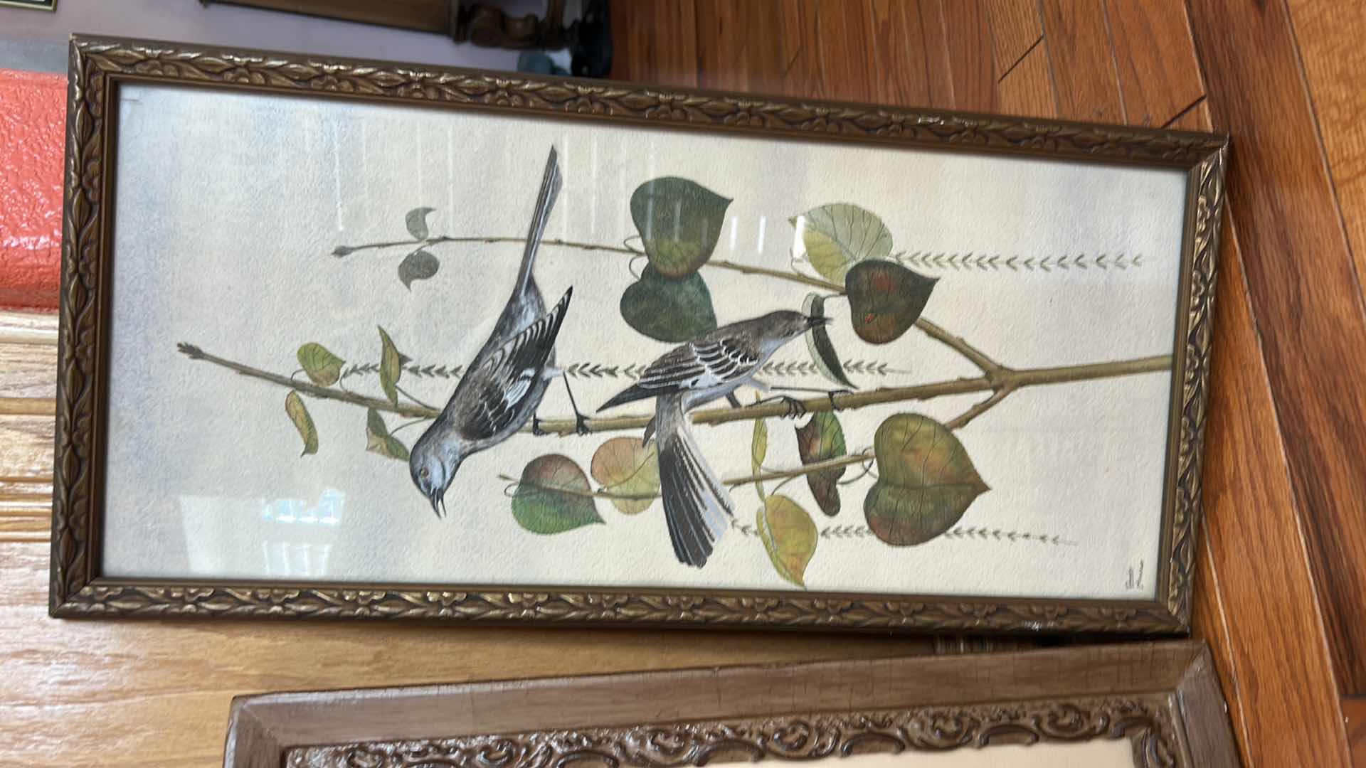 Photo 1 of TWO FRAMED ARTWORK PIECES ON CANVAS SIGNED BY ARTISTS DON DANBY & HUGH CECIL CHARLES MONOHAN (1914–1970) ALONG WITH THE BOOK “LOST GENERATION” BY JOHN R DONOVAN,