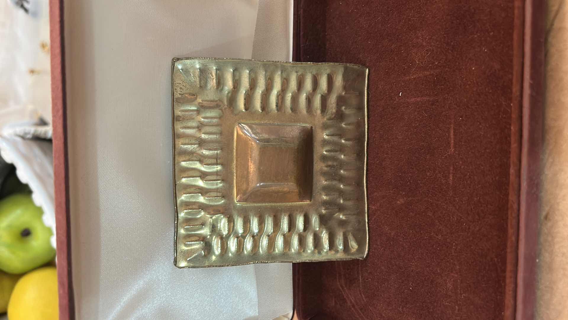 Photo 1 of LARGE BRASS AND COPPER PIN / BELT BUCKLE, 3.5”