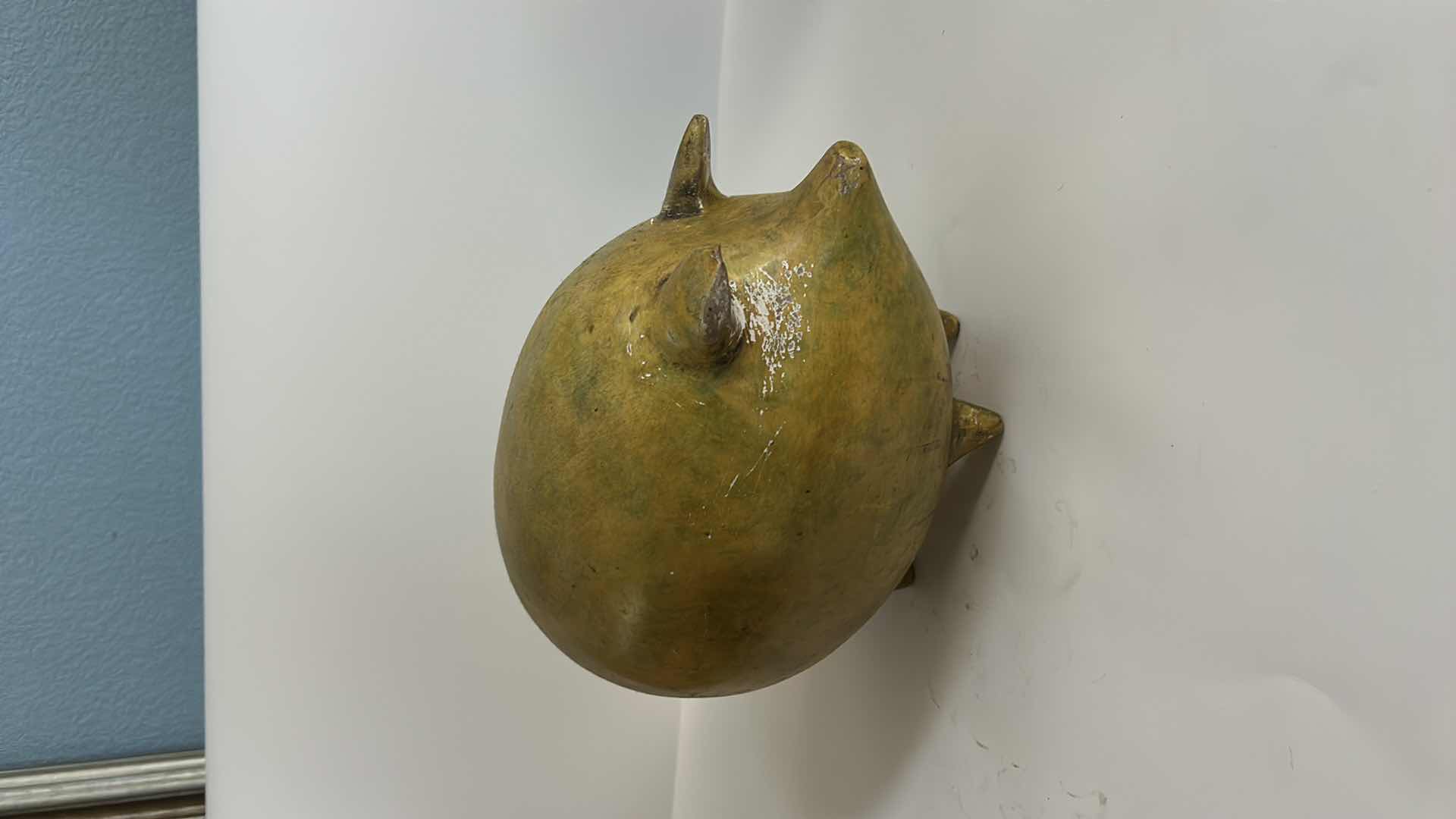 Photo 1 of VINTAGE STUDIO POTTERY, BLIND PIG SCULPTURE H8”
