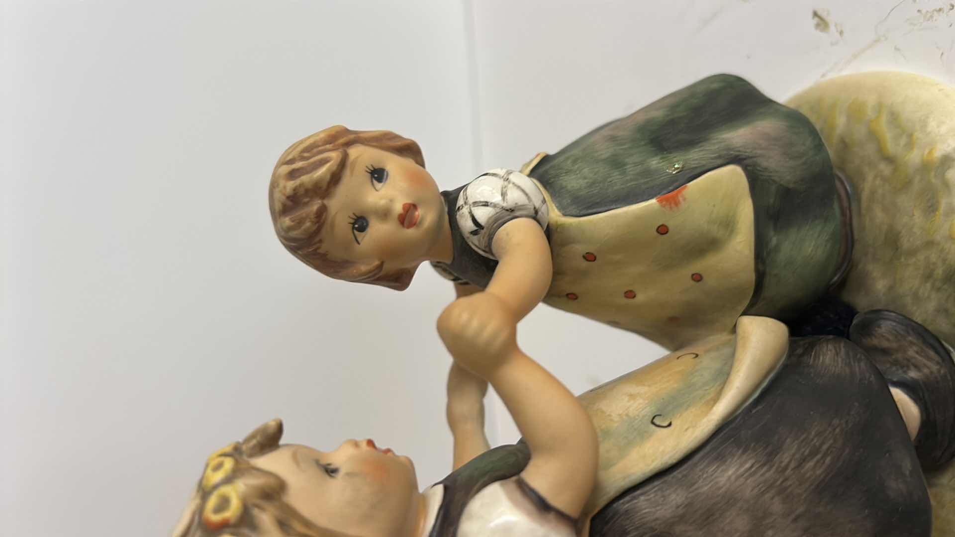 View 3 of GOEBEL HUMMEL "SPRING DANCE," FIGURINE MODEL #353. H7”