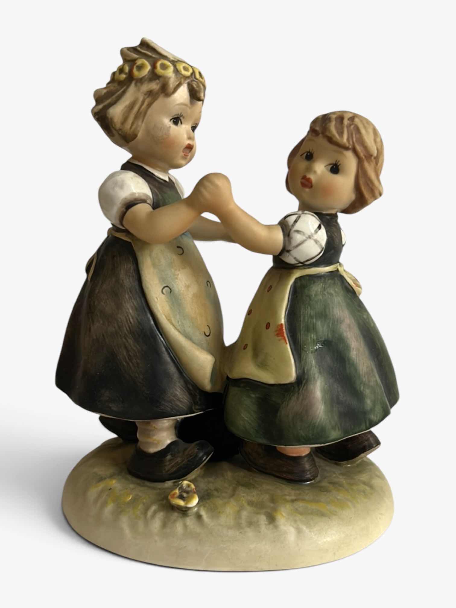 View 1 of GOEBEL HUMMEL "SPRING DANCE," FIGURINE MODEL #353. H7”