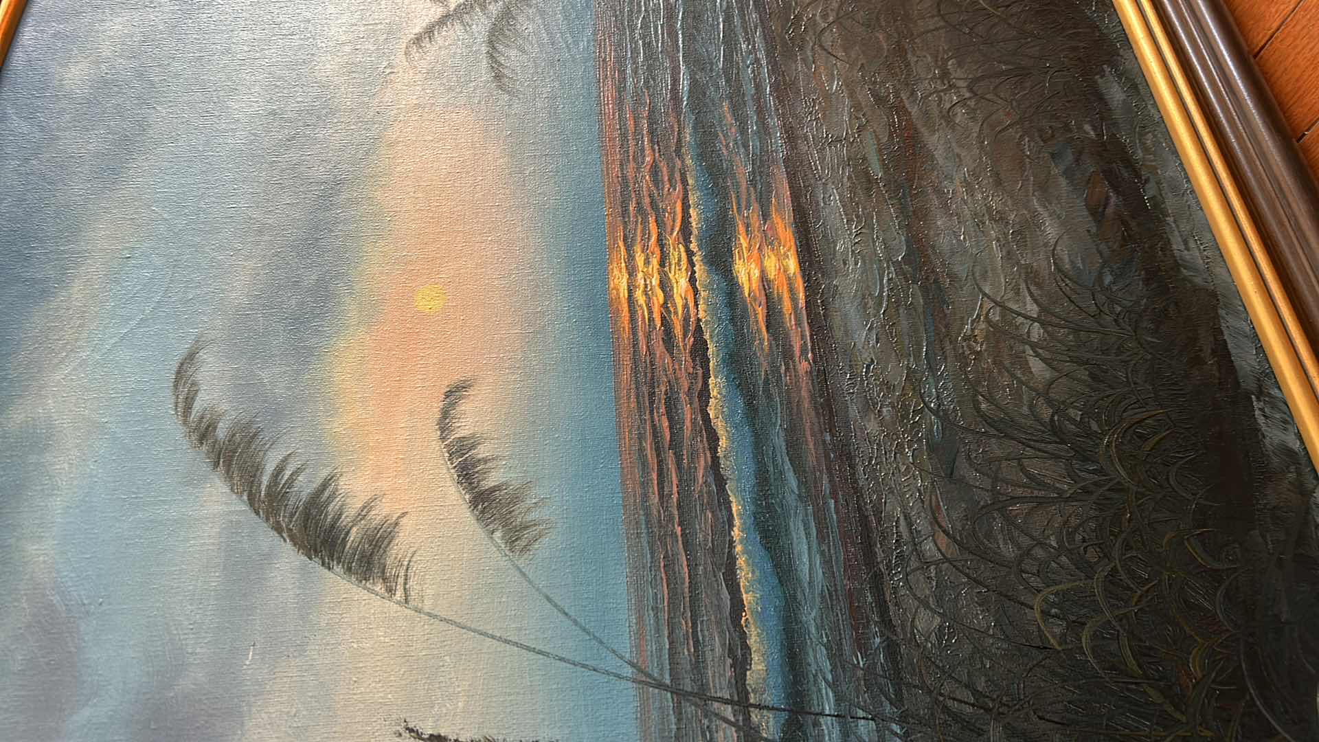Photo 1 of FRAMED SEASCAPE PAINTING, ARTWORK, 40”x H28“