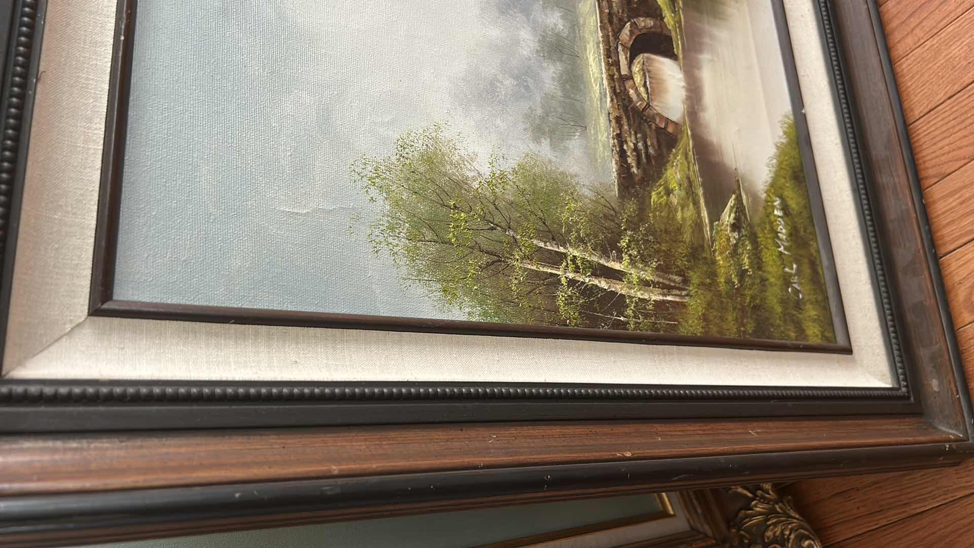 Photo 1 of FRAMED MID TO LATE 20TH CENTURY, ORIGINAL OIL ON CANVAS ARTWORK SIGNED BY ARTIST CARL MADDEN. 31“ x H27“