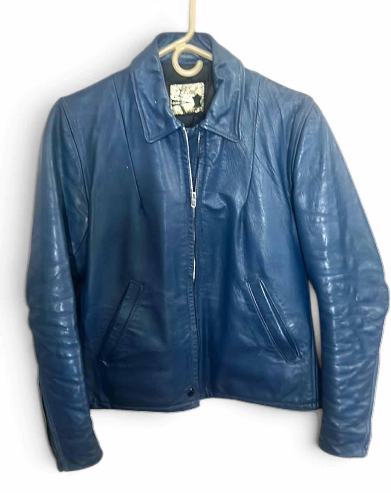 View 1 of LLAD LEATHER JACKET- CHICAGO HISTORIC MID CENTURY LEATHER GARMENT EST SIZE S/M