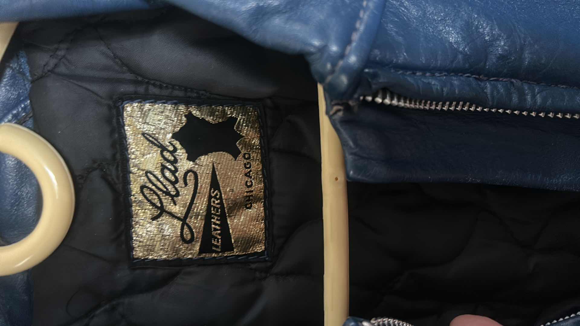 View 4 of LLAD LEATHER JACKET- CHICAGO HISTORIC MID CENTURY LEATHER GARMENT EST SIZE S/M