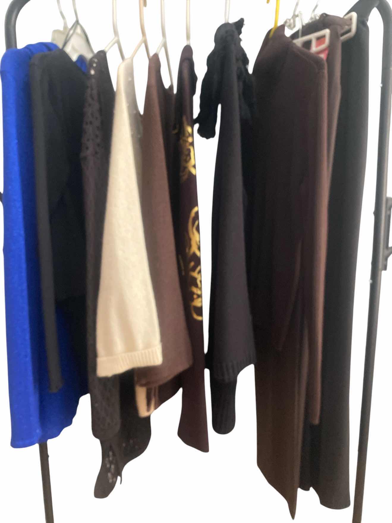 Photo 1 of 10-WOMEN’S CLOTHING, SWEATERS, AND PANTS SIZES SMALL AND MEDIUM
