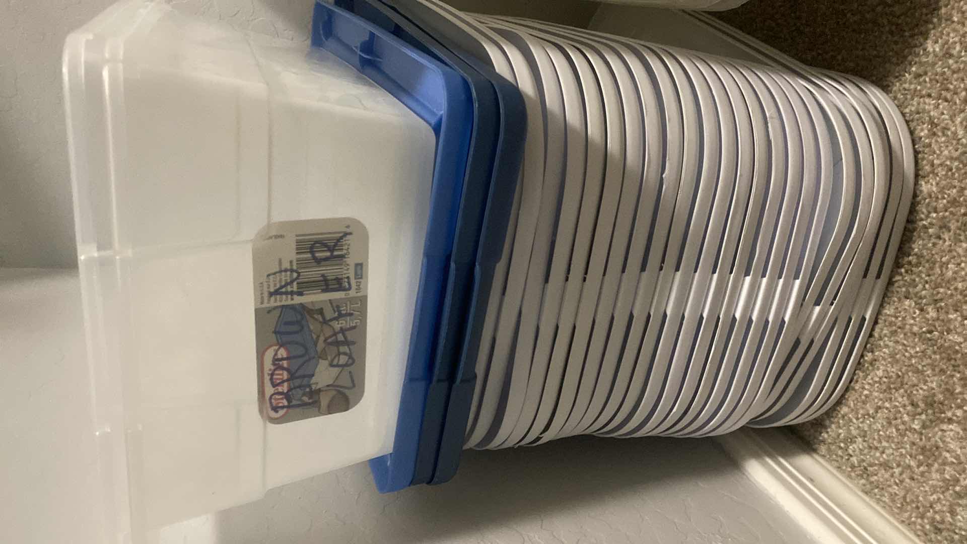 Photo 1 of 26-PLASTIC SHOEBOXES WITH LIDS