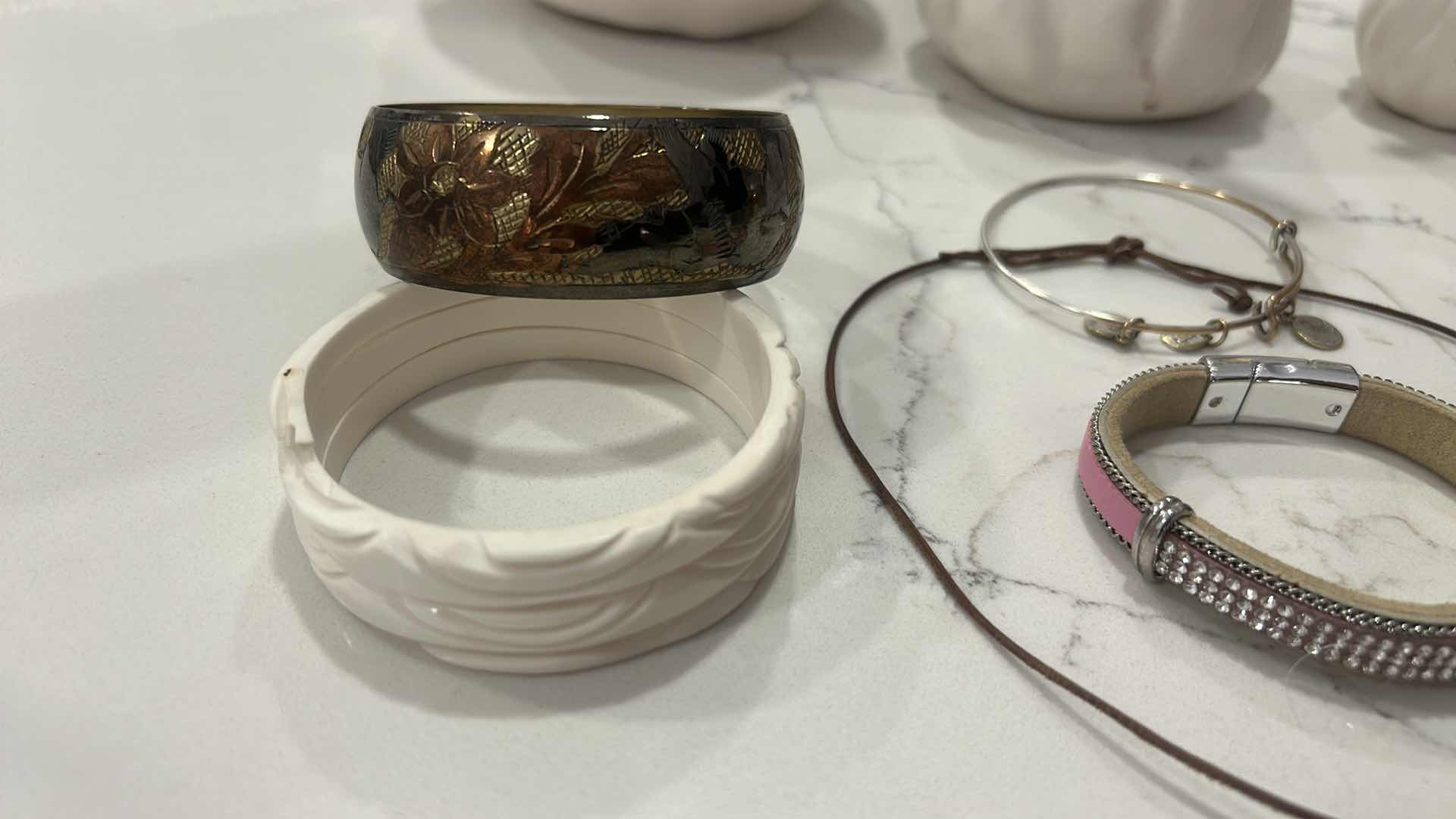 Photo 1 of BRACELETS, EARRINGS, AND NECKLACE