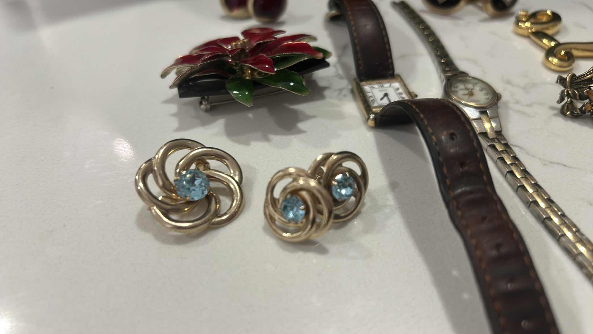 Photo 1 of WATCHES, EARRINGS, CUFFLINKS, AND PINS