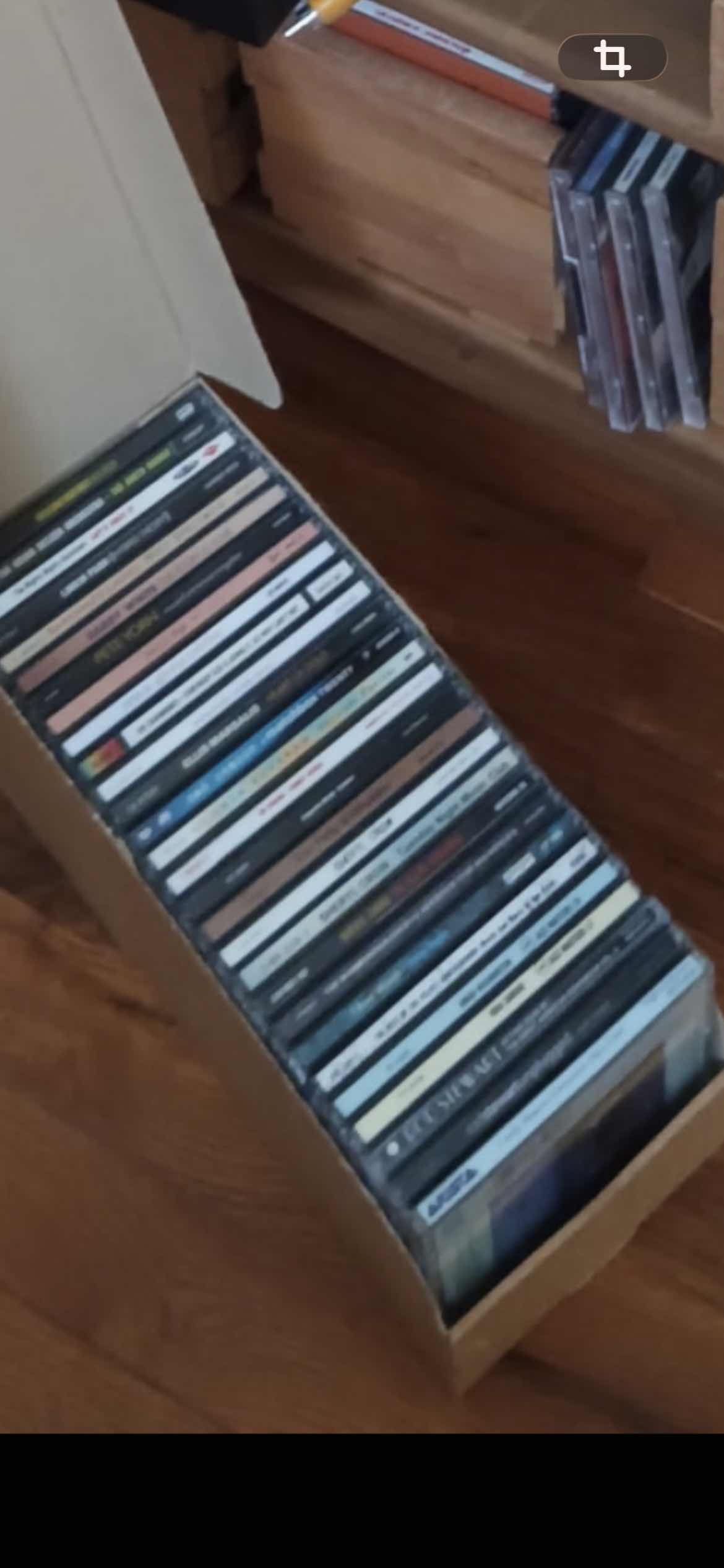 Photo 1 of WOOD TV STAND ON WHEELS WITH CDS