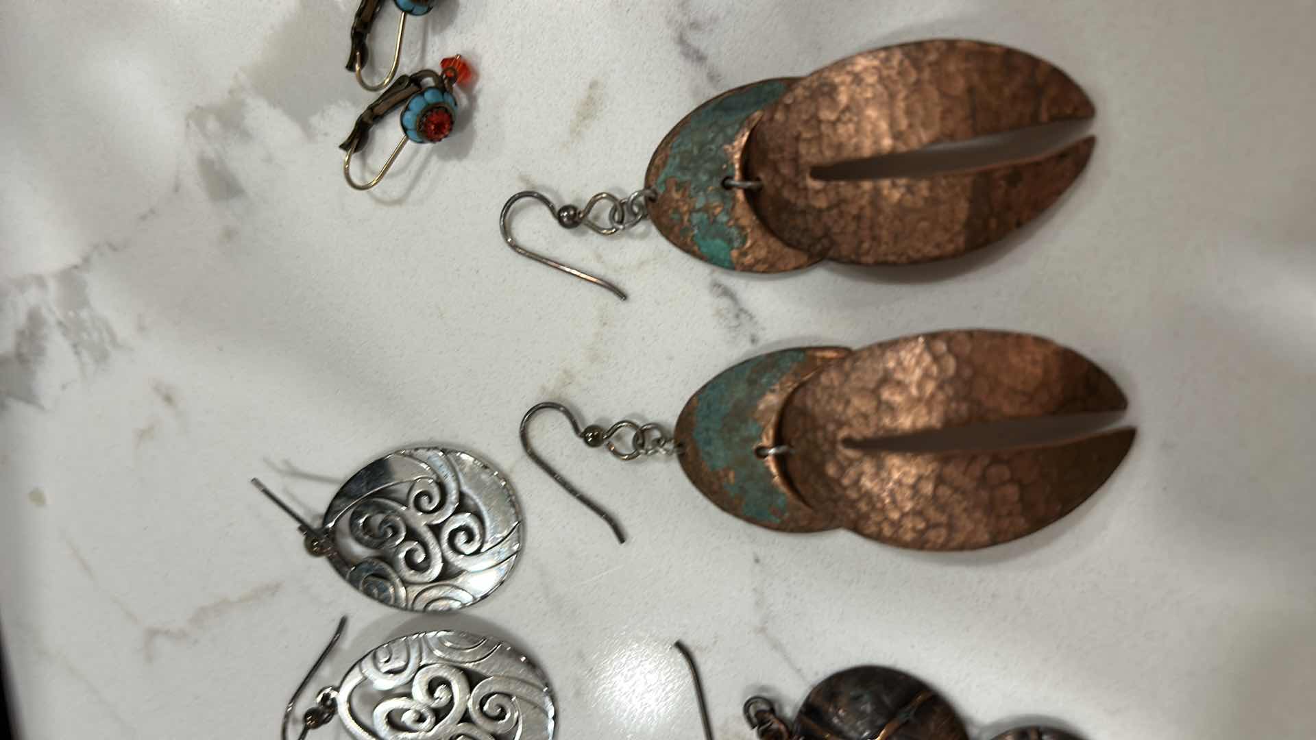 Photo 1 of JEWELRY – FIVE PAIR OF EARRINGS