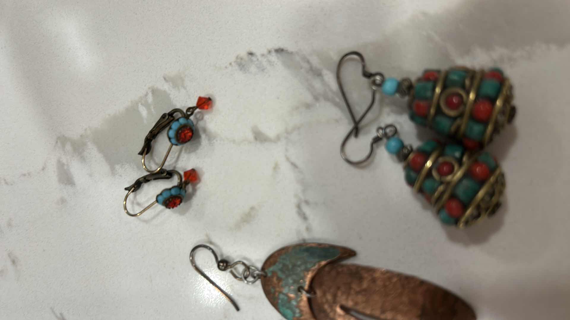 Photo 1 of JEWELRY – FIVE PAIR OF EARRINGS