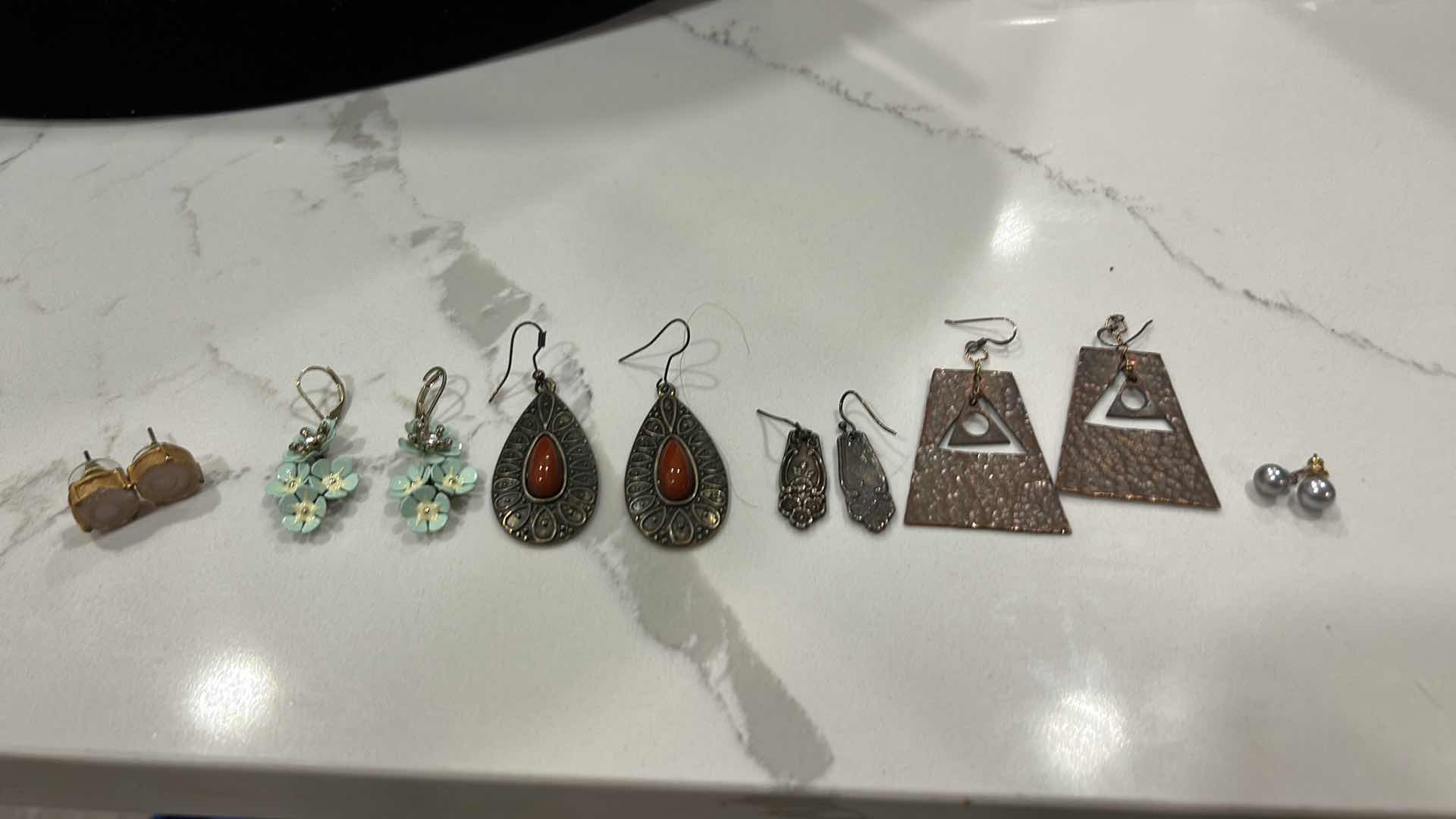 Photo 1 of JEWELRY – SIX PAIR OF EARRINGS