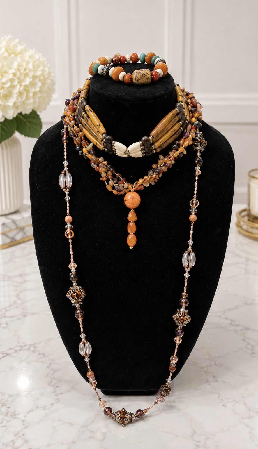 Photo 1 of JEWELRY- NECKLACES AND BRACELET