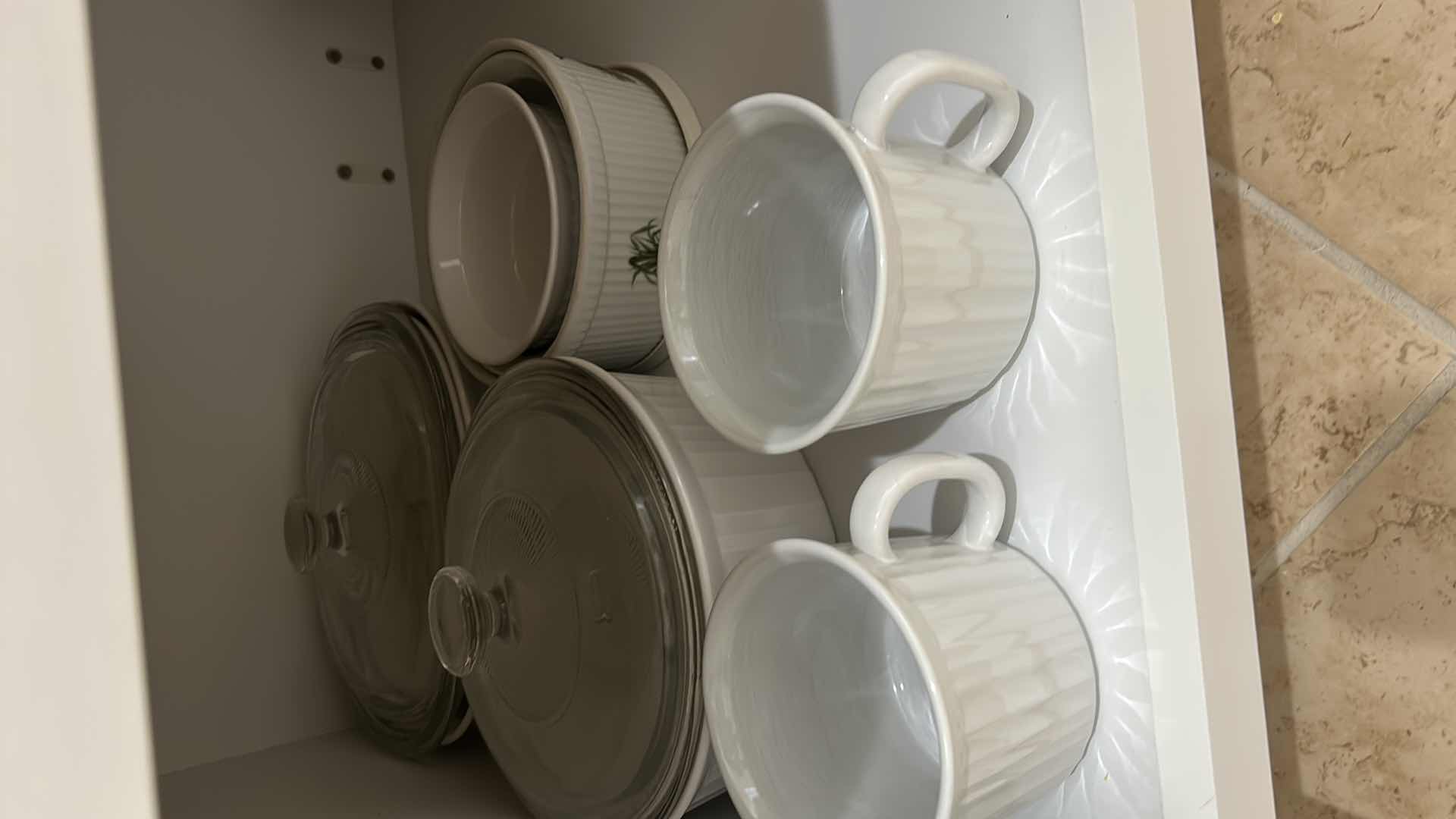 Photo 1 of CONTENTS OF CABINET BAKEWARE