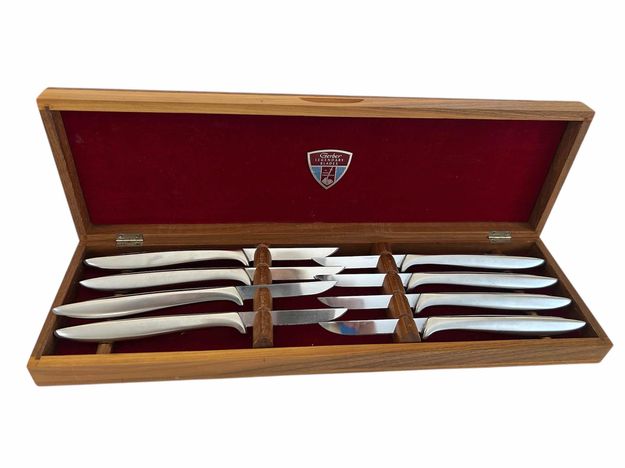 Photo 1 of 2- VINTAGE GERBER LEGENDARY BLADES "MIMING STRAK KNIFE SET