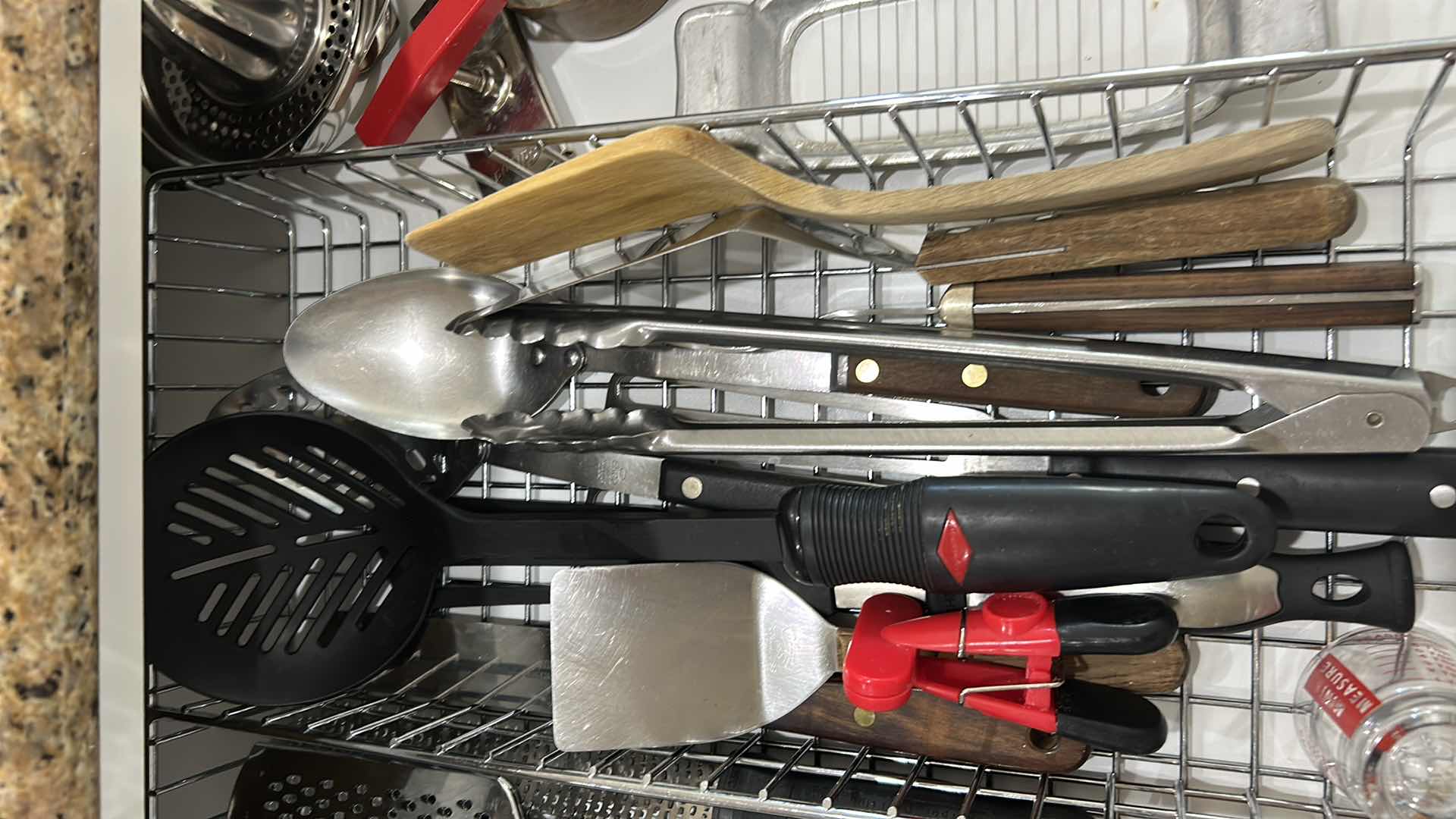 Photo 1 of CONTENTS OF DRAWER COOKING UTENSILS