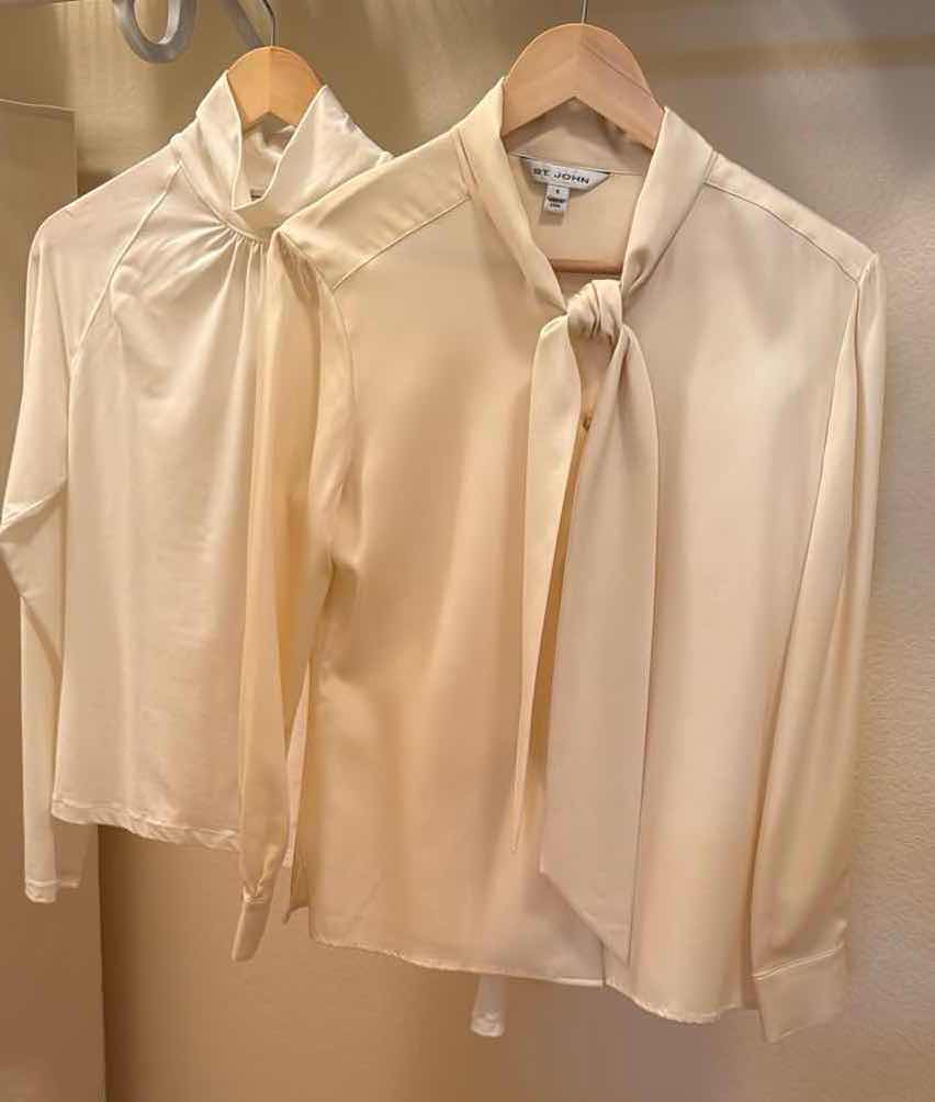 Photo 1 of 2-ST JOHN DESIGNER BLOUSES (M & 6)