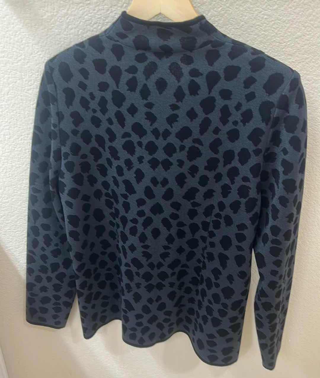 Photo 1 of MISOOK ANIMAL PRINT ZIP UP CARDIGAN SIZE M