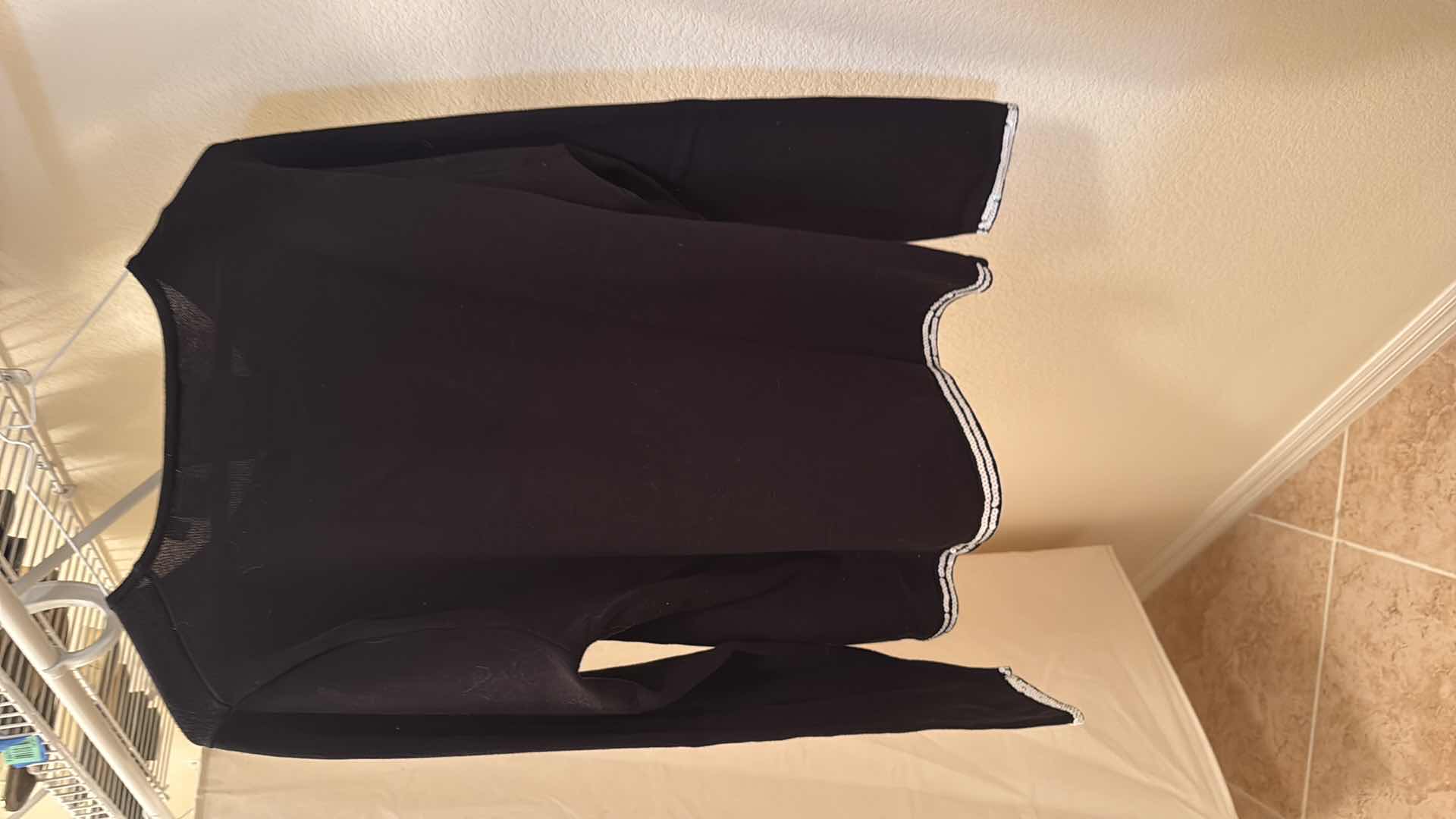 Photo 1 of MICHAEL SIMON BLACK “SNOWMAN” SWEATER (L)