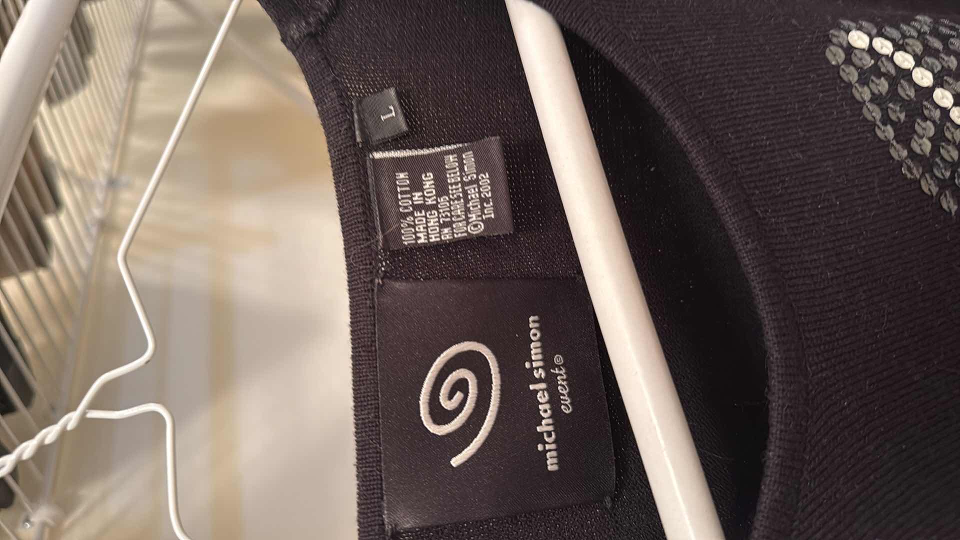 Photo 1 of MICHAEL SIMON BLACK “SNOWMAN” SWEATER (L)