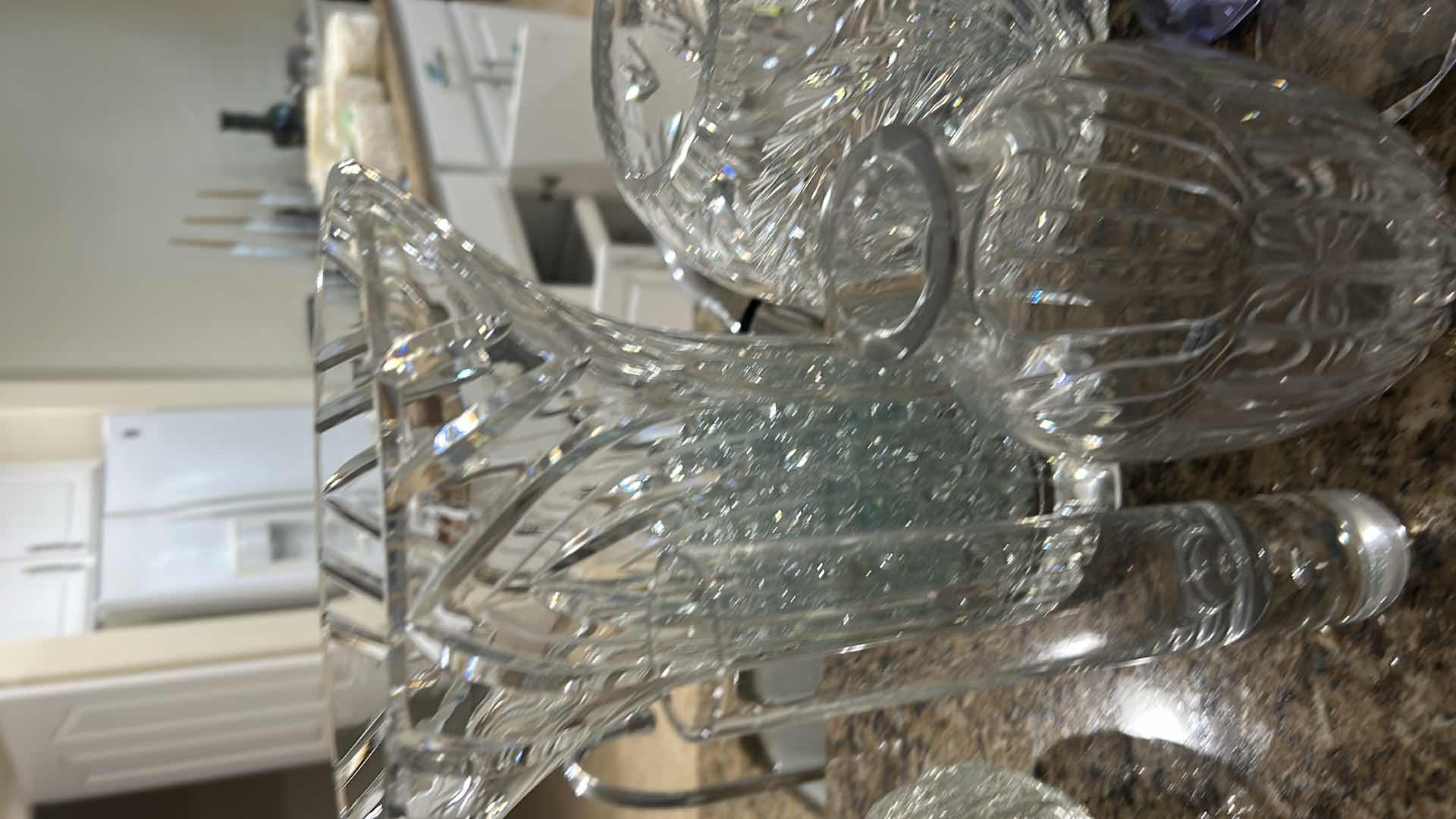 Photo 1 of 4 CRYSTAL VASES 4 GEMS