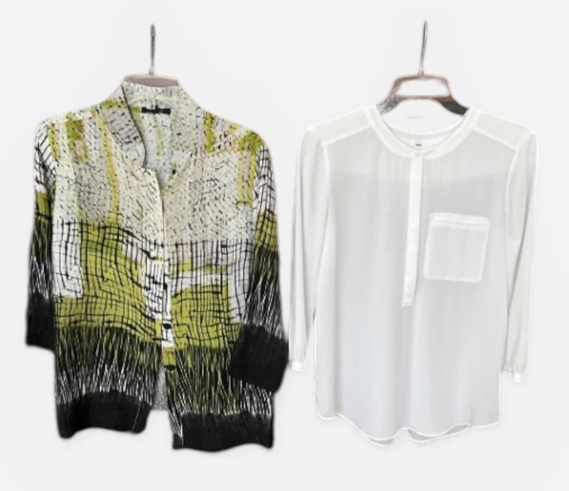 Photo 1 of 2 LONG SLEEVE BUTTON FRONT BLOUSES