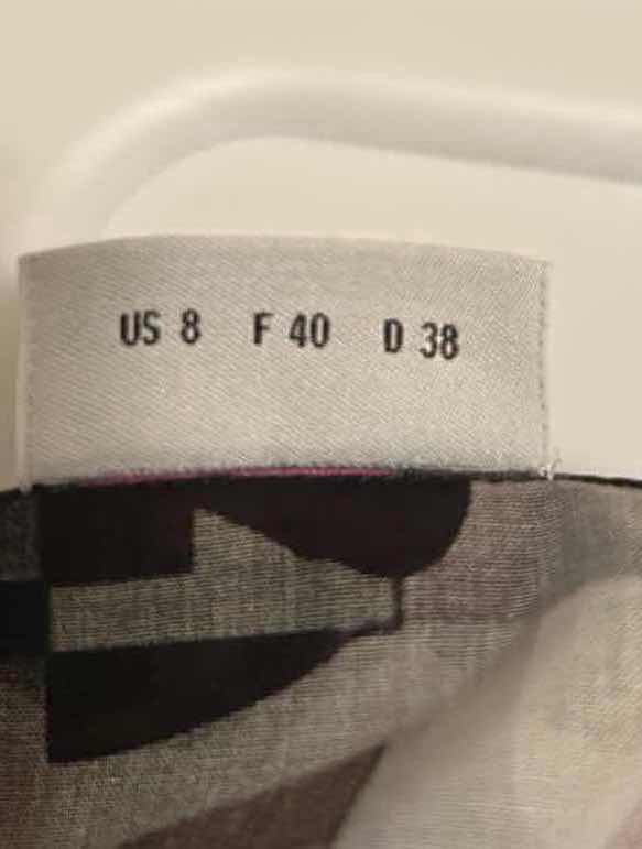 Photo 1 of AKRIS PUNTO GEOMETRIC BUTTON DOWN BLOUSE SIZE 8