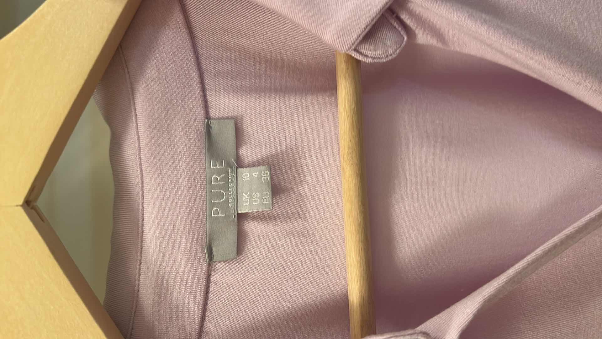 Photo 1 of ELEGANT PINK SILK BUTTON DOWN BLOUSE FROM PURE COLLECTION SIZE 4