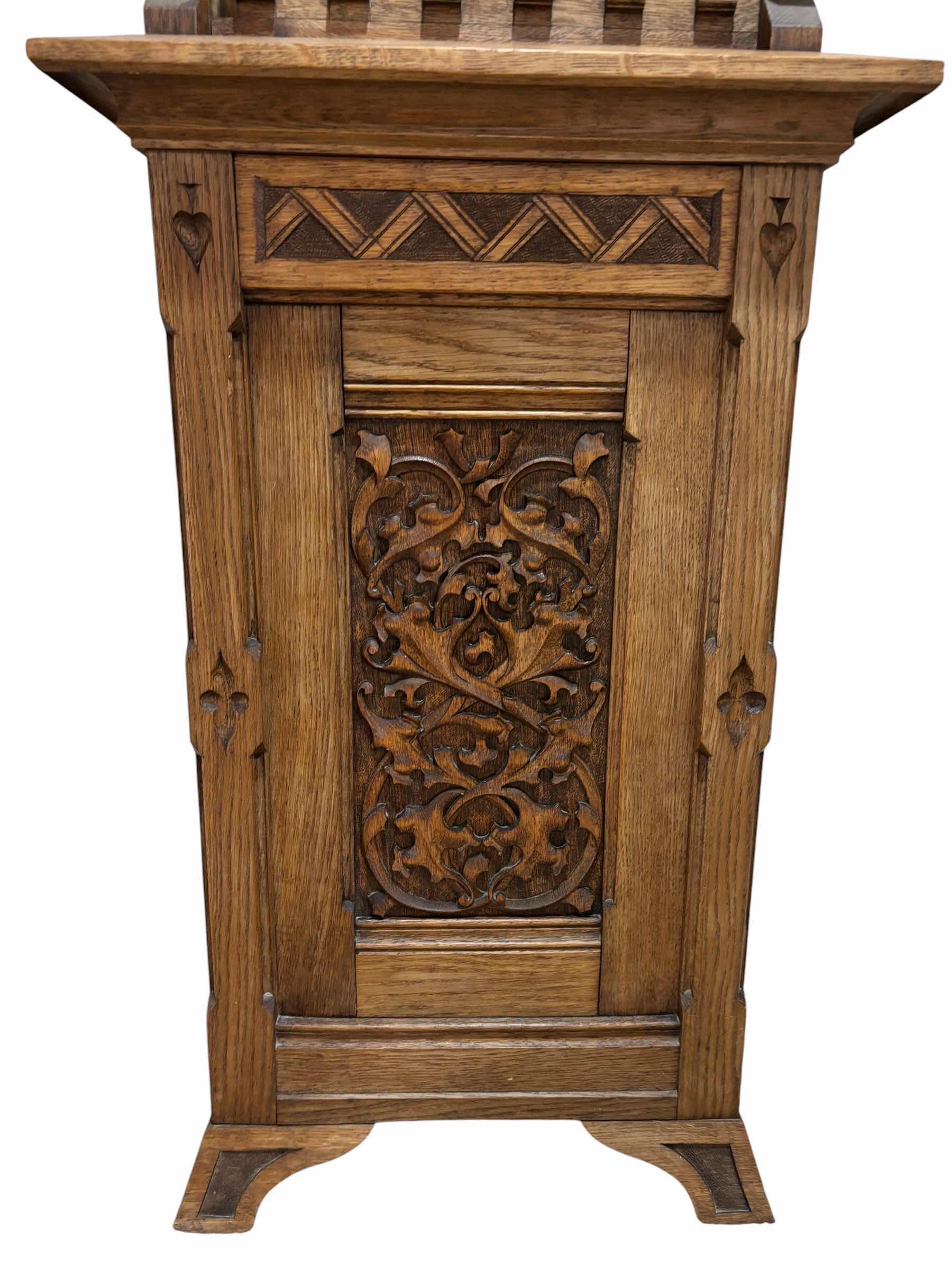 Photo 1 of GERMAN GRUNDERZEIT GRANDFATHER WELL CLOCK FROM THE LATE 19TH/EARLY 20TH CENTURY 18.5” X 13.5” X H86.5” $4500