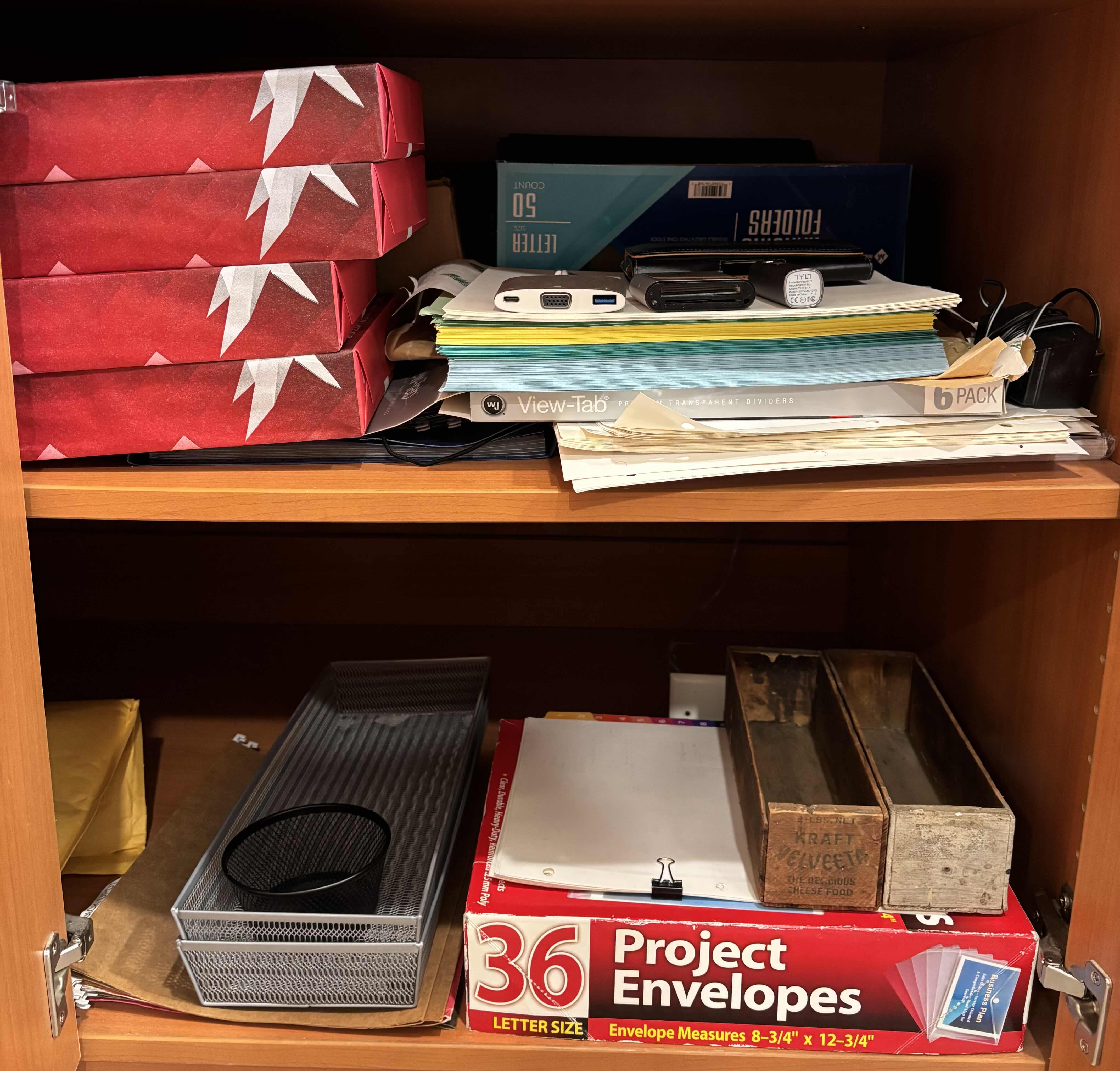 Photo 1 of CONTENTS OF OFFICE CABINET
