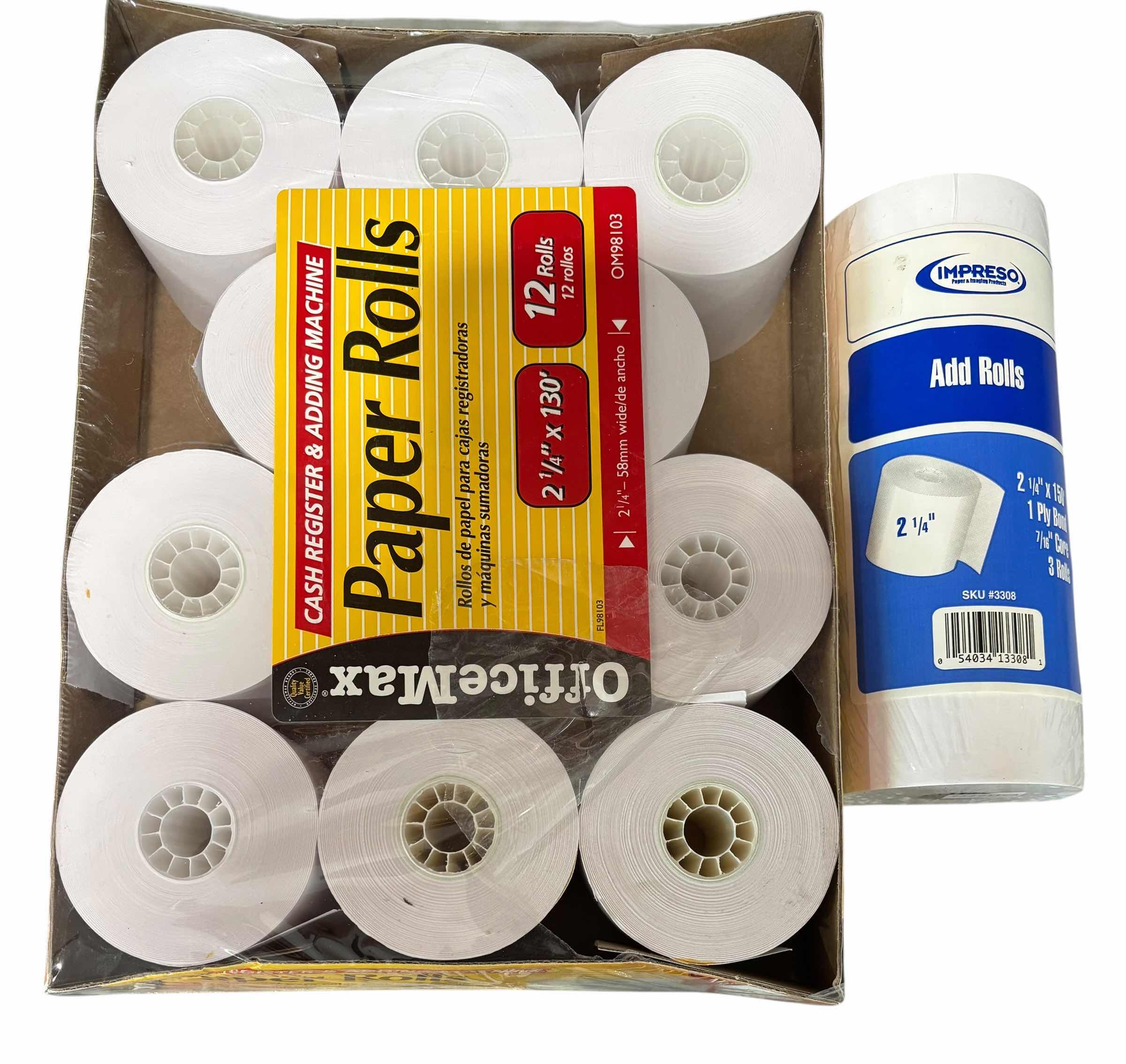 Photo 1 of CASIO PRINTING CALCULATOR WITH PAPER ROLLS $65