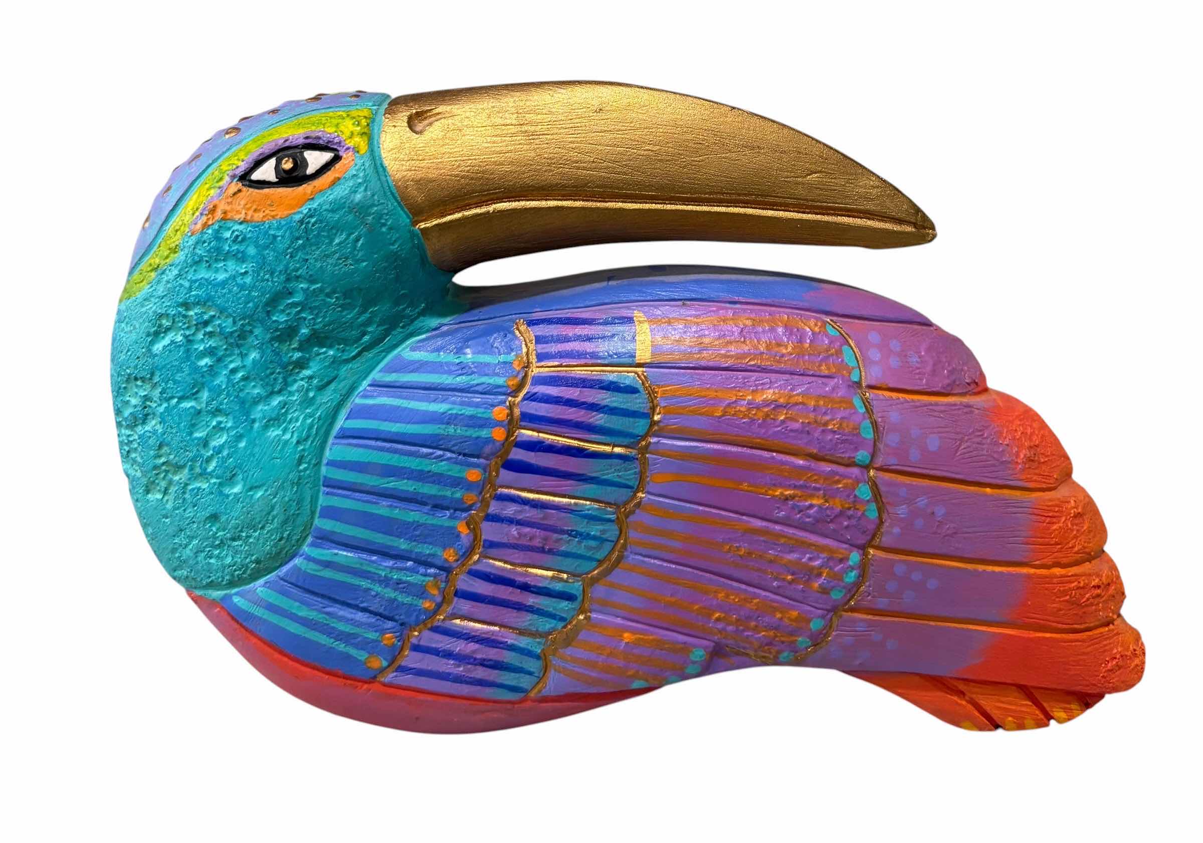 Photo 1 of LAUREL BURCH MYTHICAL MENAGERIE TOUCAN SCULPTURE H4” & HEART IN FRAME 5” X 5” $60